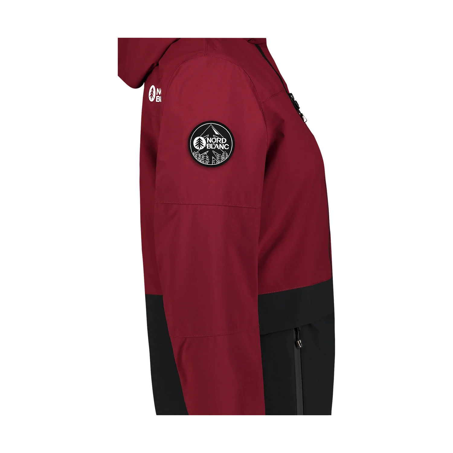 Ski and snowboard jacket women's - SLEET wine red-9