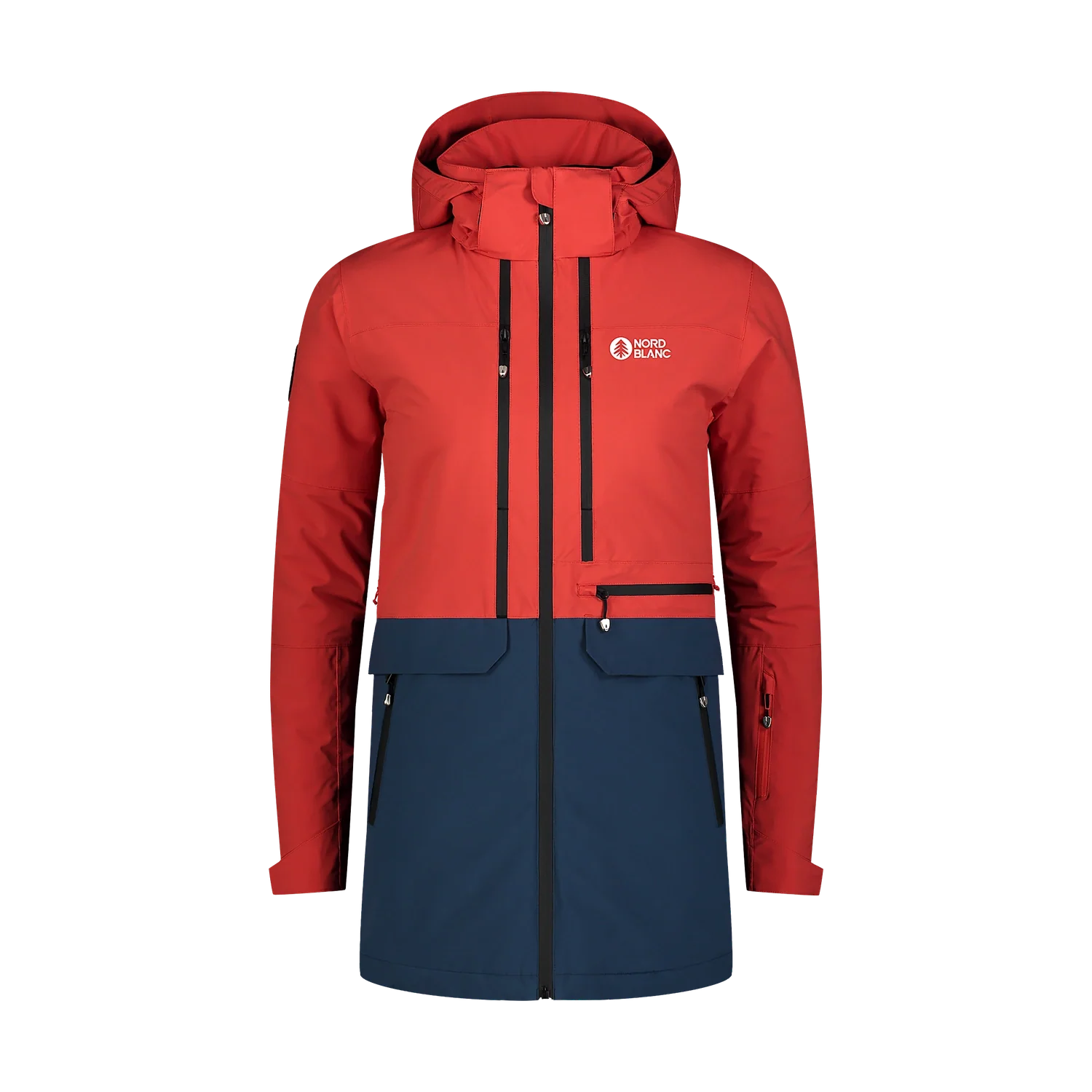 Ski- und Snowboardjacke Damen - SLEET orange
