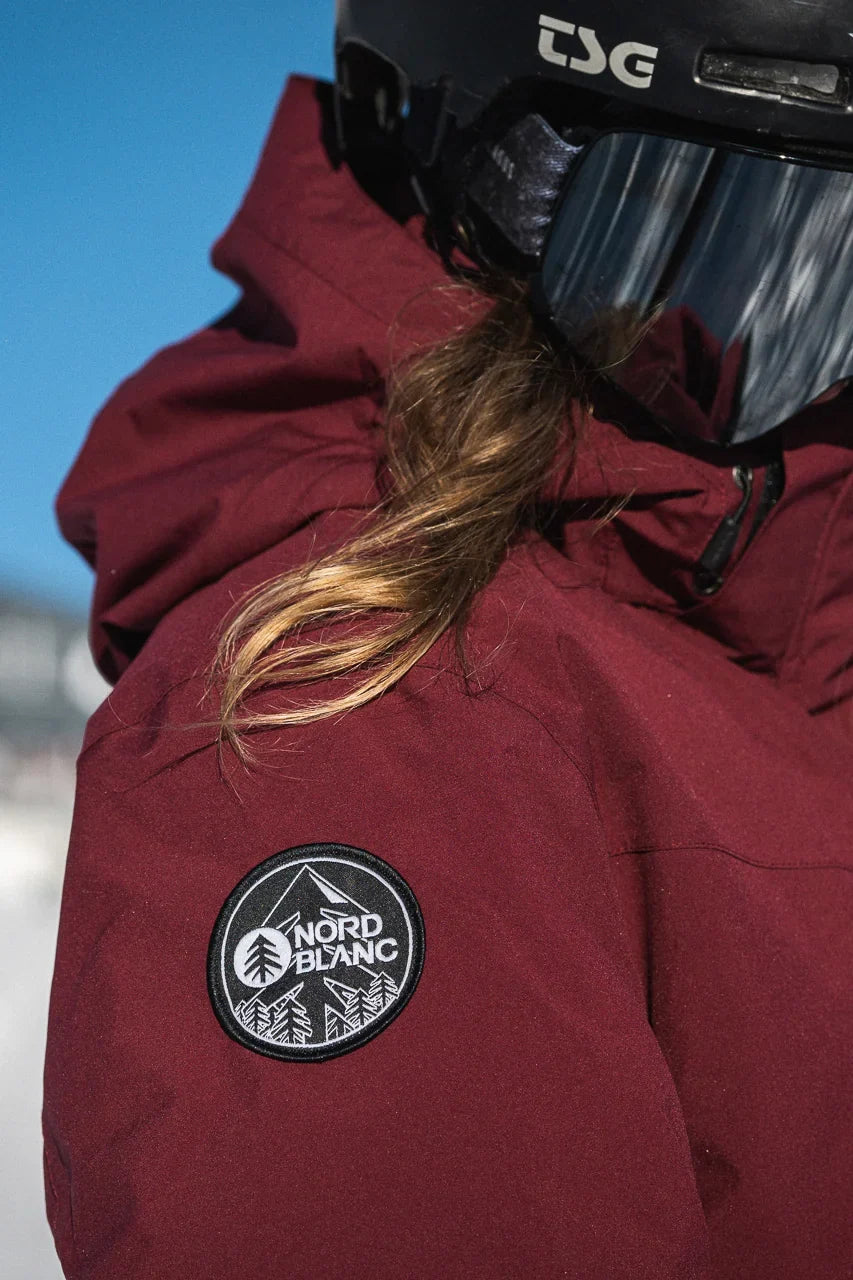 Skijacke Damen - RUPTURE weinrot-14