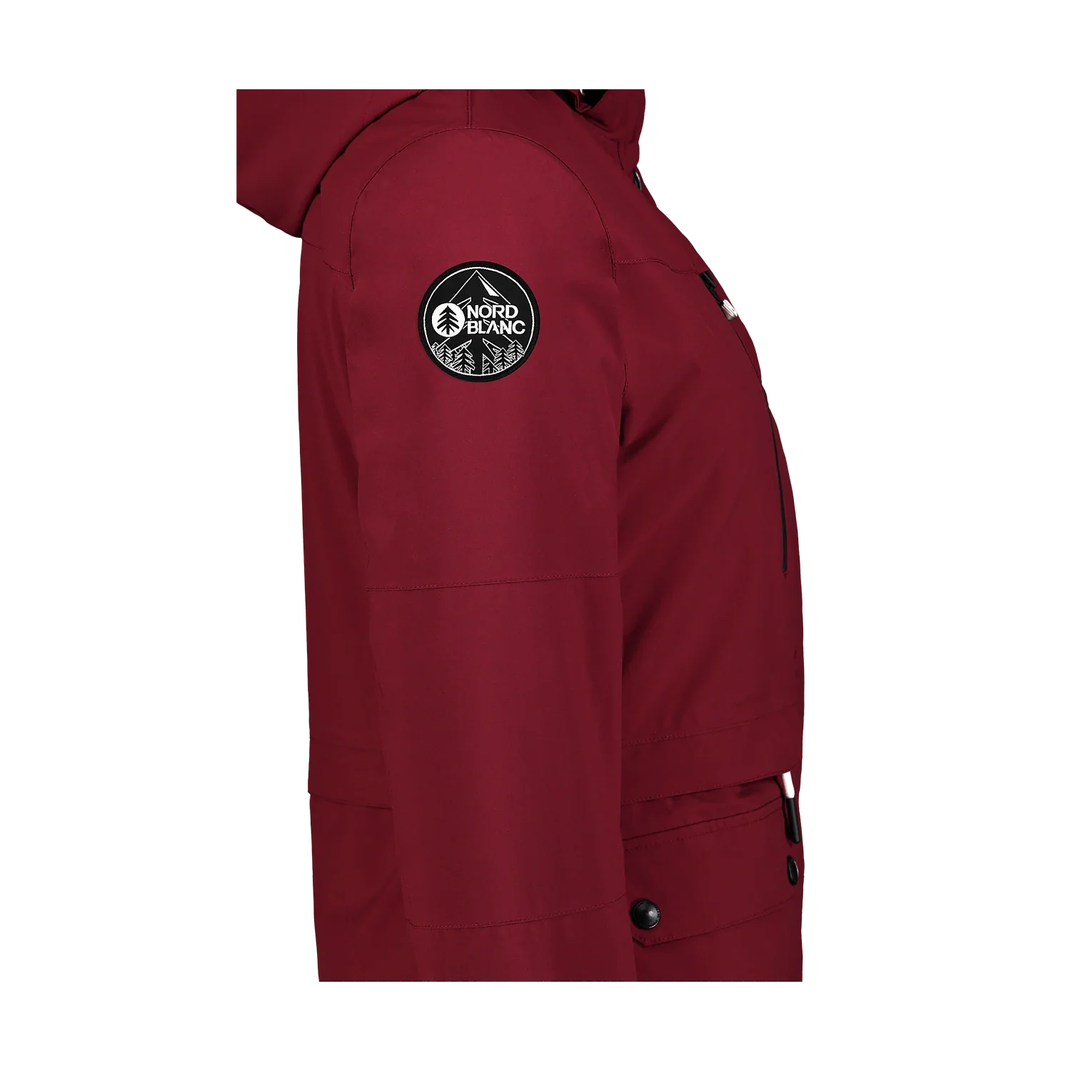 Skijacke Damen - RUPTURE weinrot-17