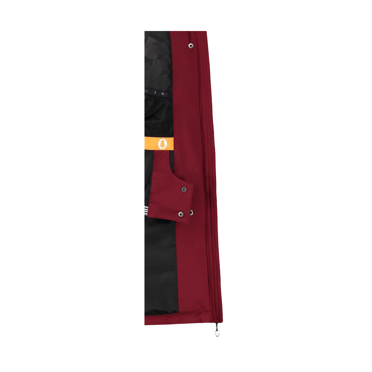 Skijacke Damen - RUPTURE weinrot-20