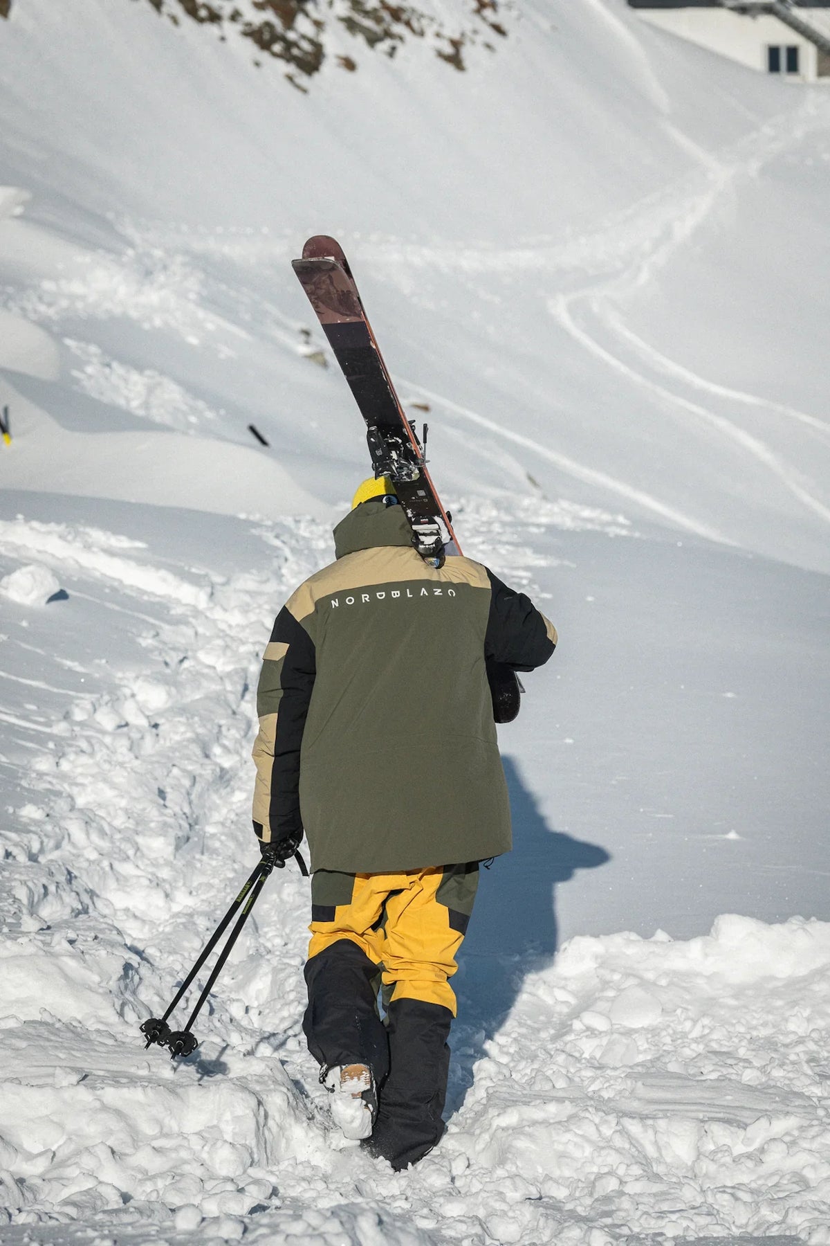 Snowboard anorak men's - ADAPTABLE khaki – image 7