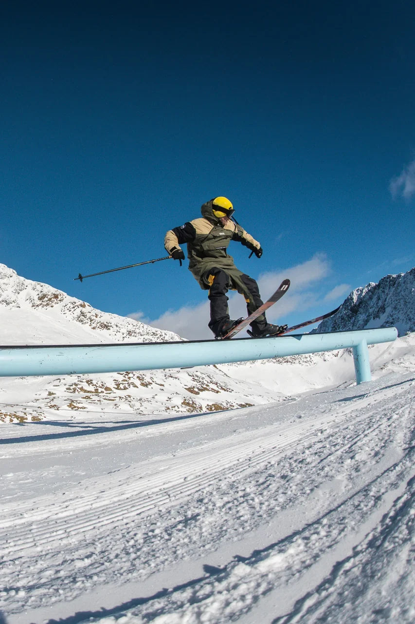 Snowboard anorak men's - ADAPTABLE khaki – image 9
