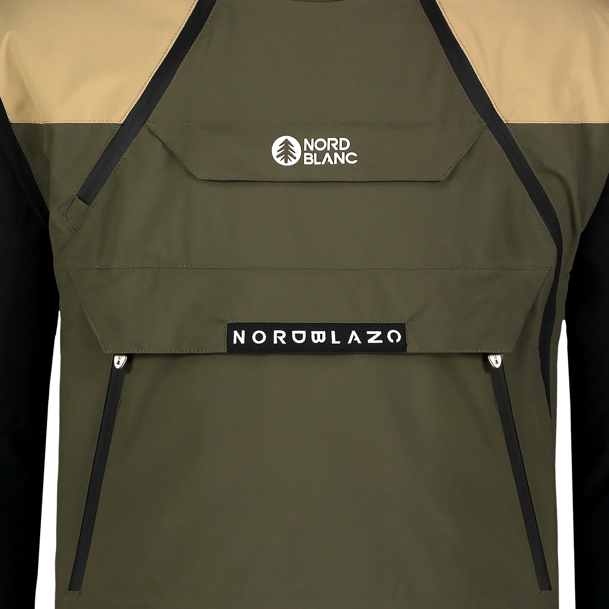 Snowboard anorak men's - ADAPTABLE khaki – image 15