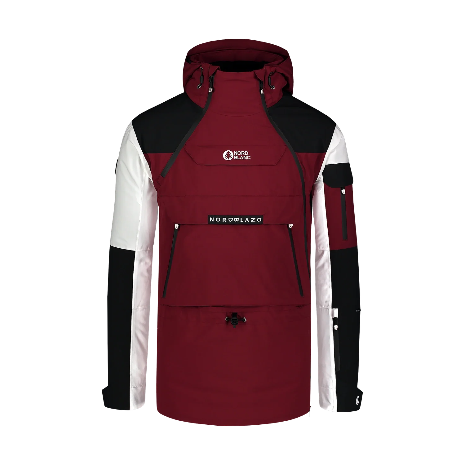 Snowboardový anorak pánský - ADAPTABLE vínový-1