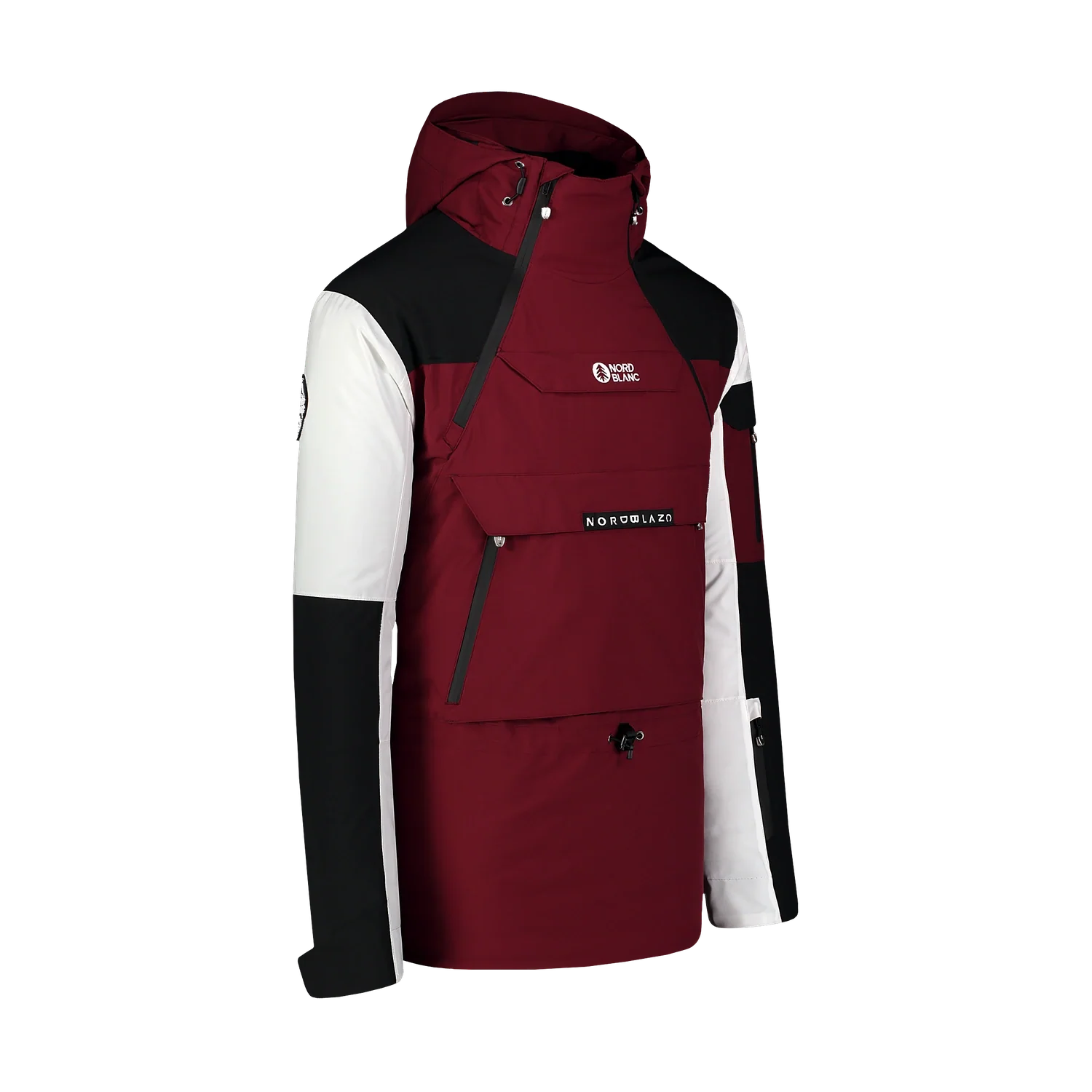 Snowboardový anorak pánský - ADAPTABLE vínový-2