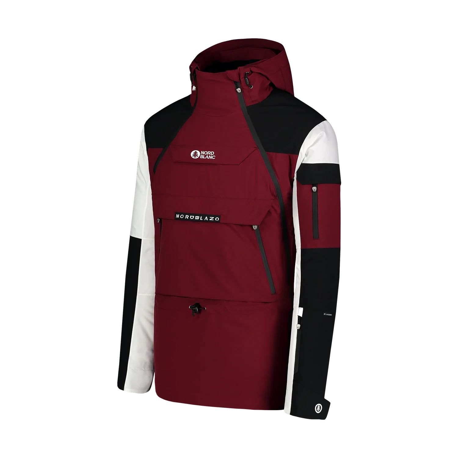 Snowboardový anorak pánský - ADAPTABLE vínový-8