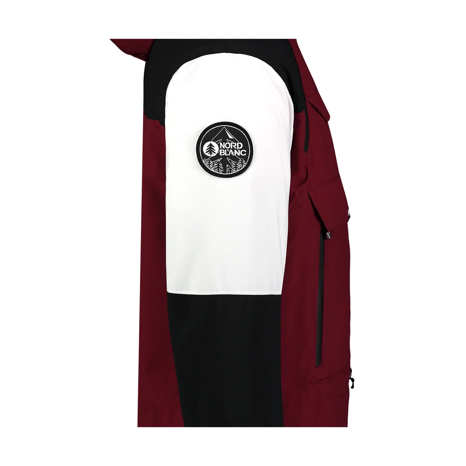 Snowboardový anorak pánský - ADAPTABLE vínový-9
