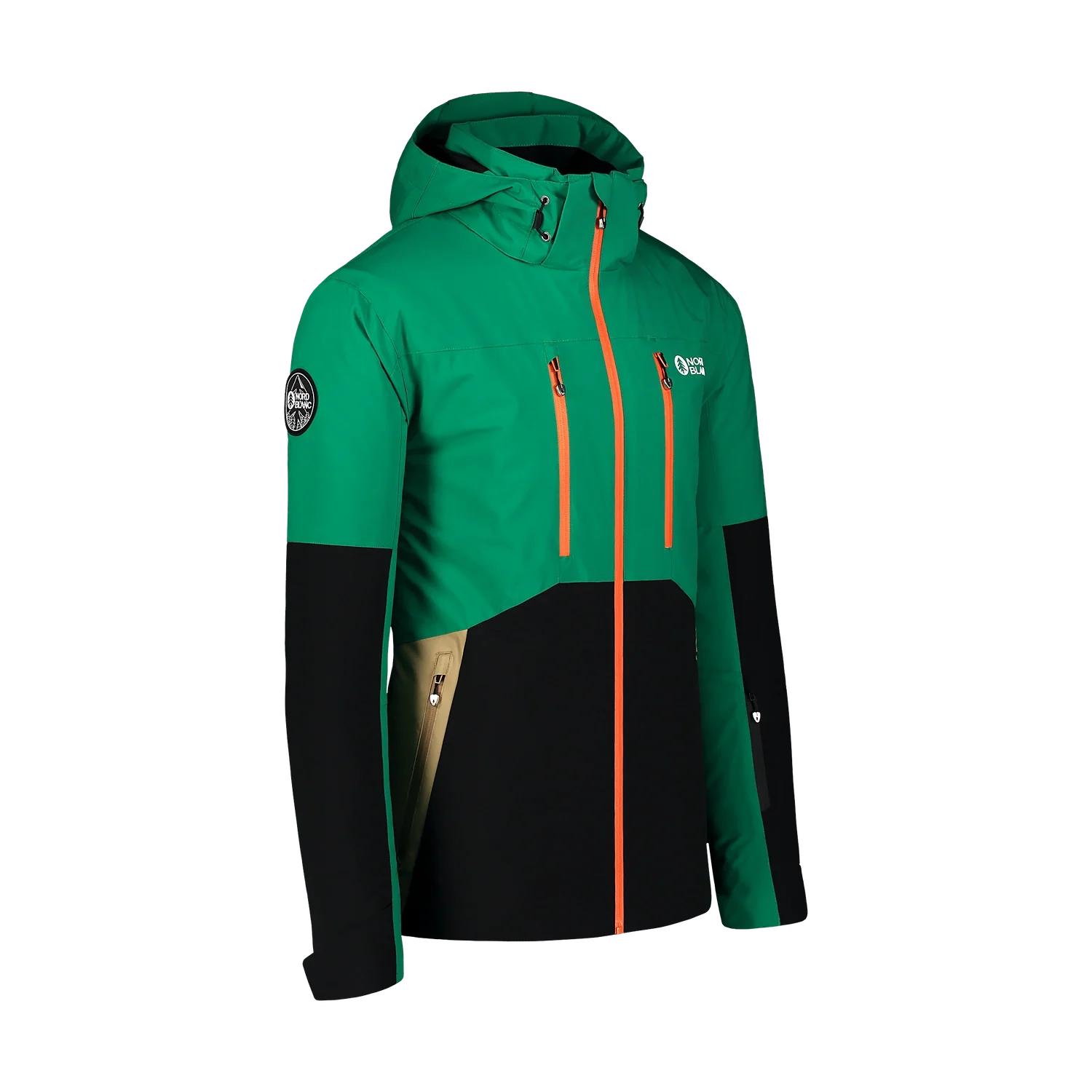 Ski and snowboard jacket men's - IMPRESSIVE green-2