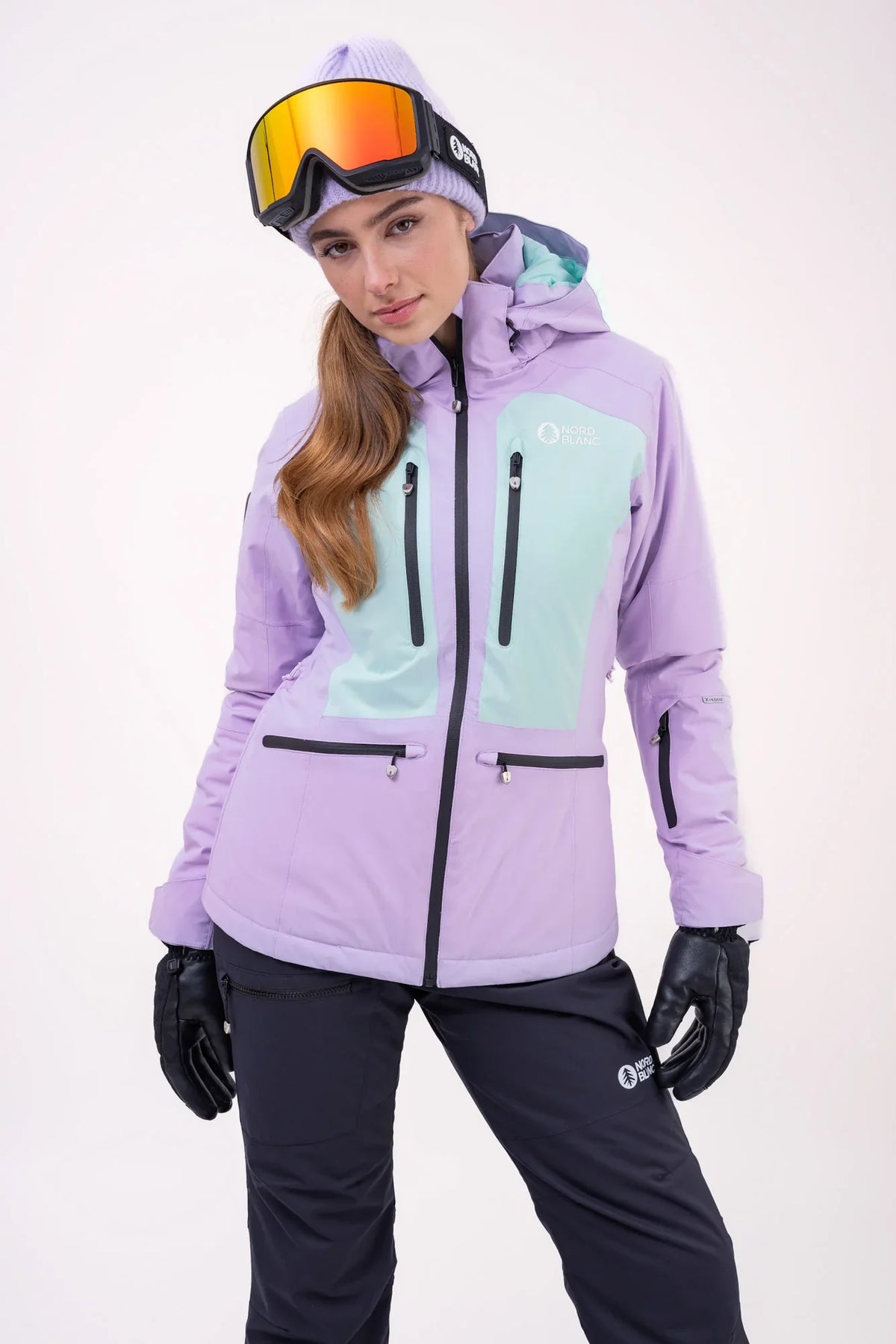 Ski jacket women's - SNOW-SQUALL violet – image 2