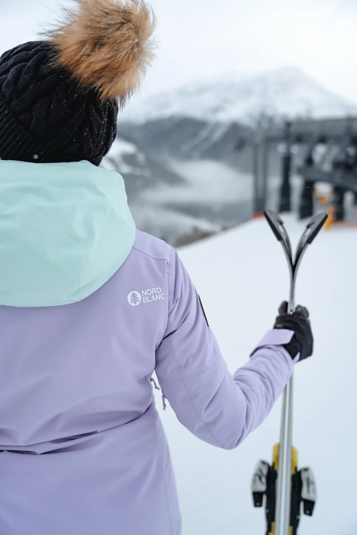 Ski jacket women's - SNOW-SQUALL violet – image 10