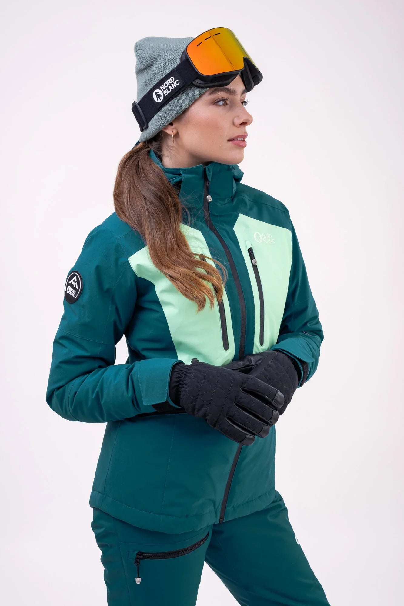 Ski jacket women's - SNOW-SQUALL green-3