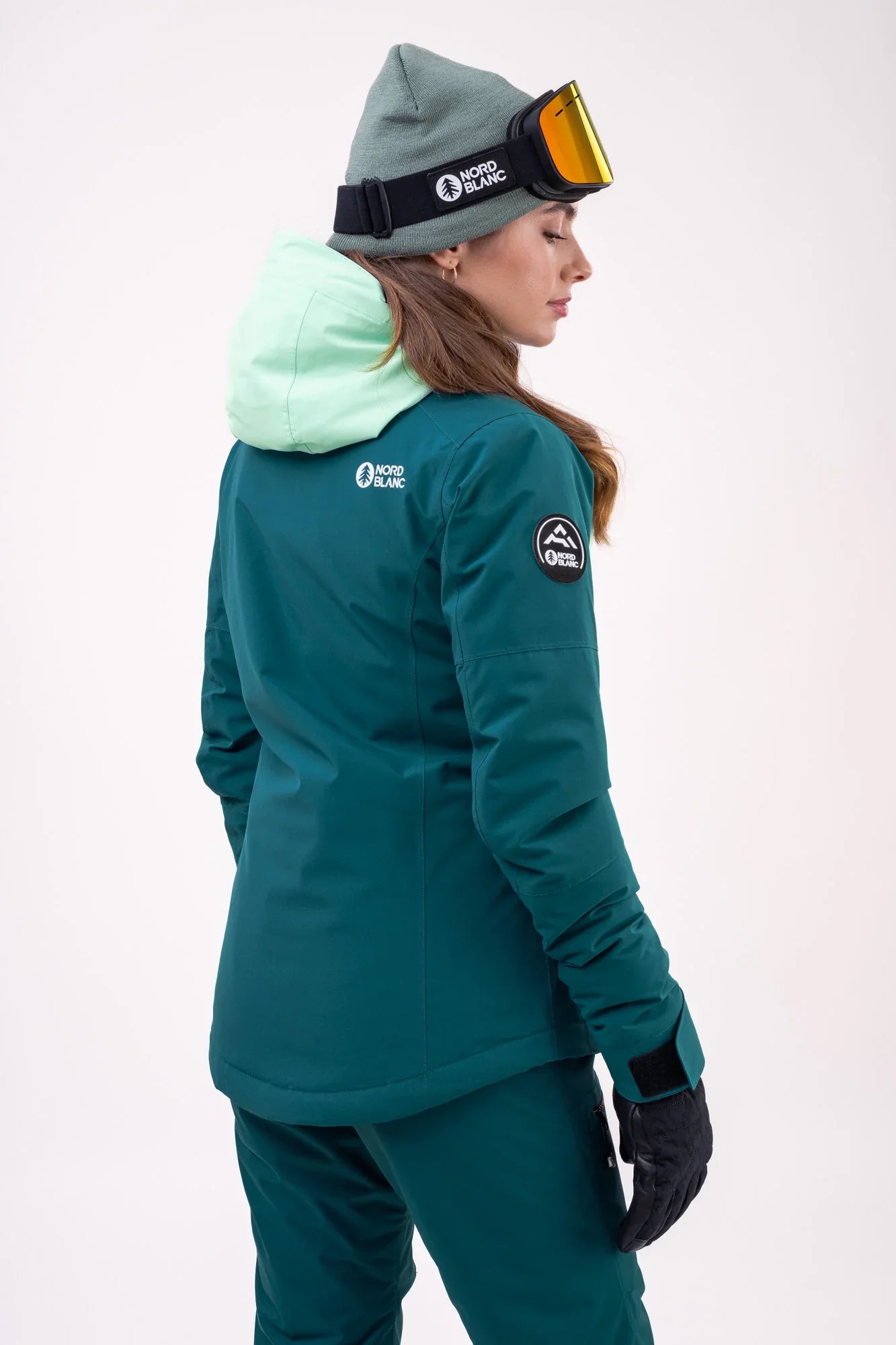 Ski jacket women's - SNOW-SQUALL green-4