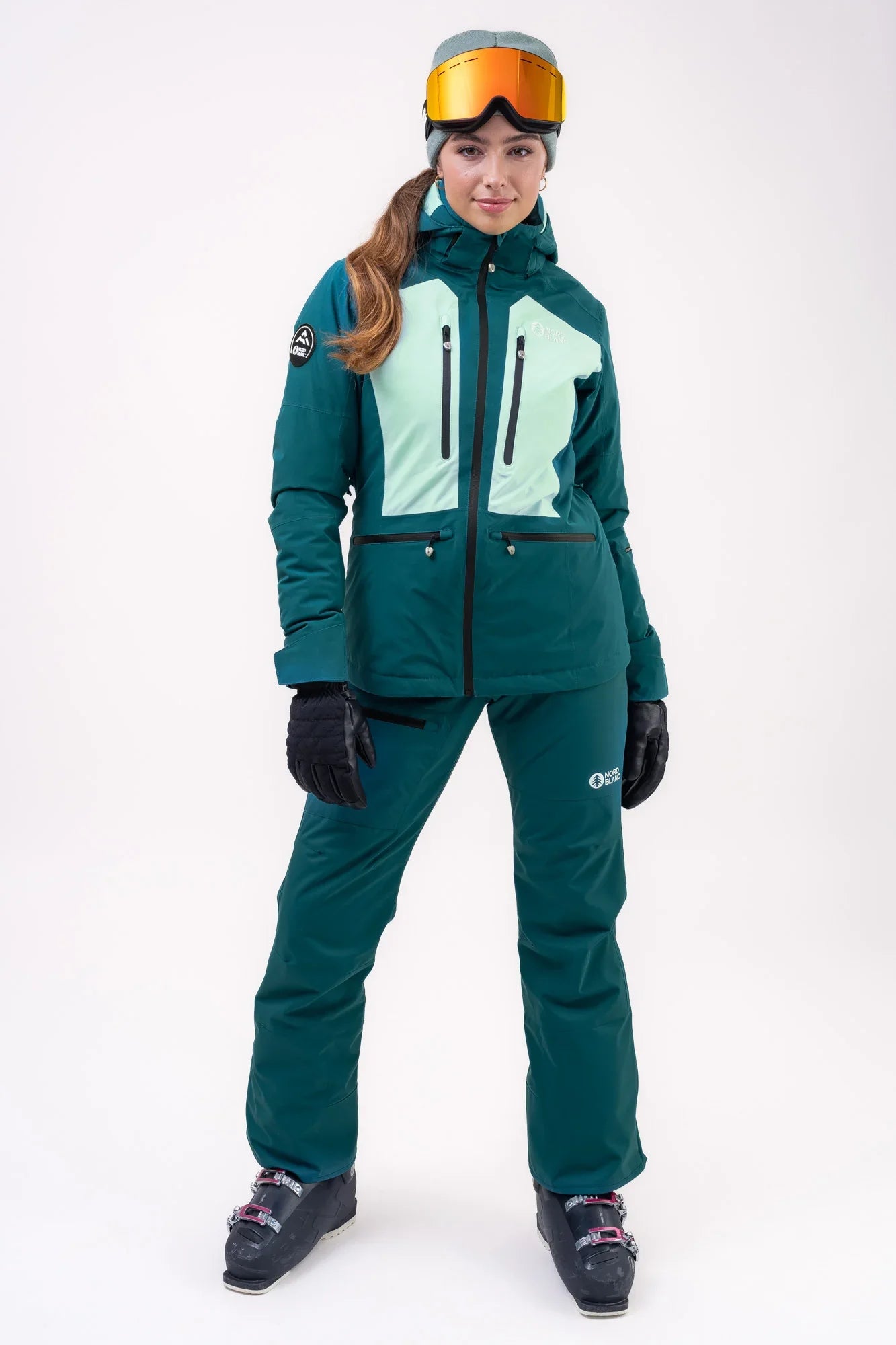 Ski jacket women's - SNOW-SQUALL green-6