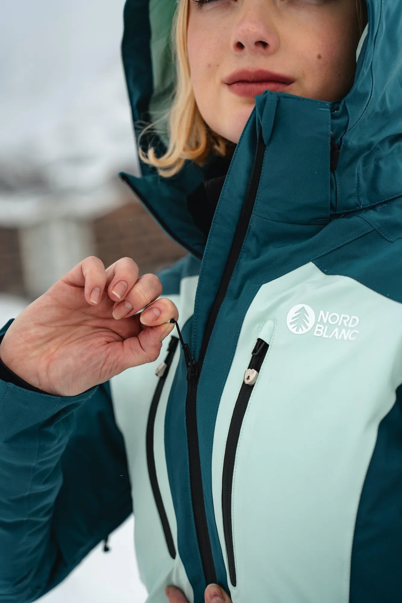 Ski jacket women's - SNOW-SQUALL green-11