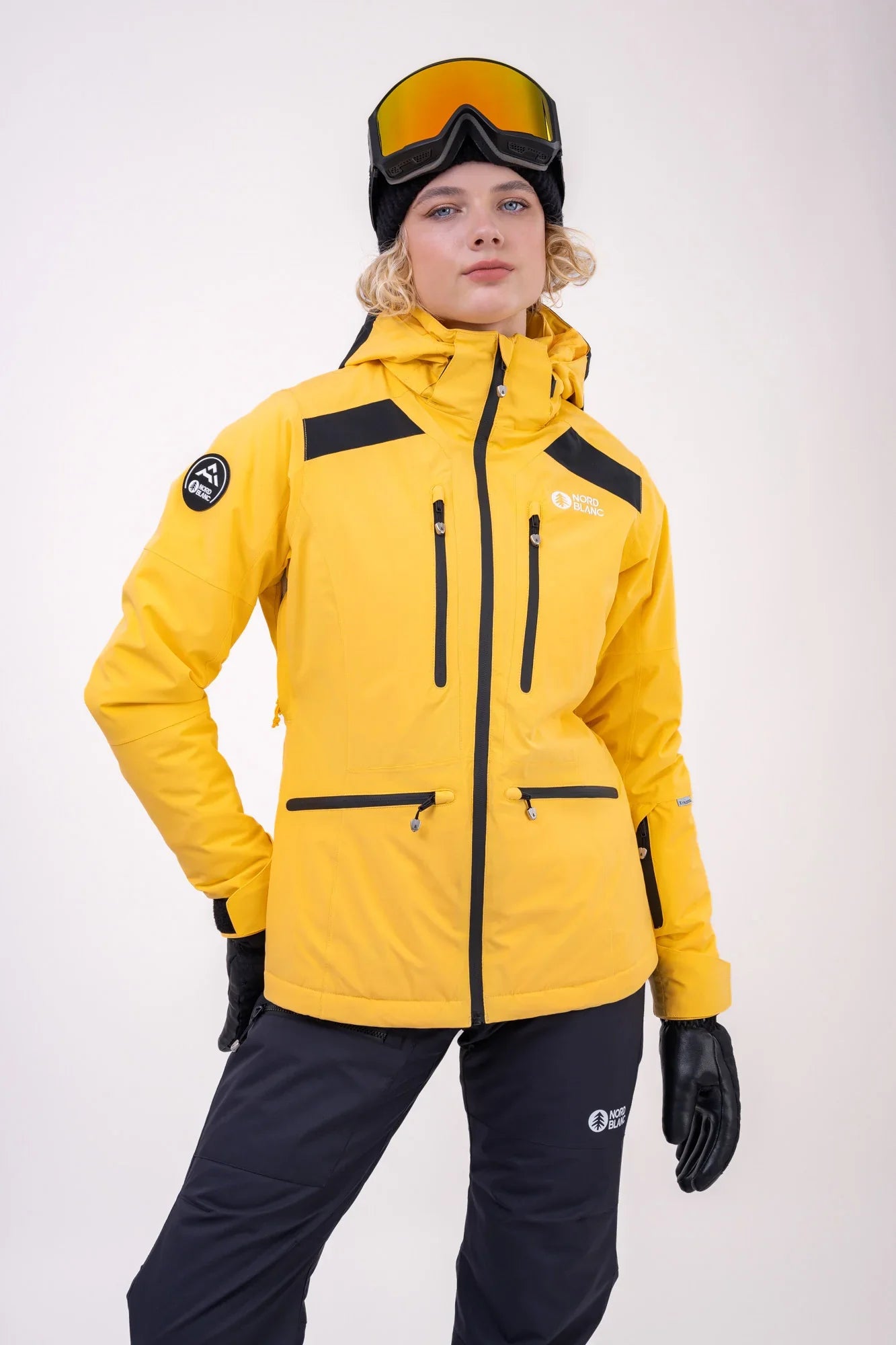 Skijacke Damen - SNOW-SQUALL gelb-2