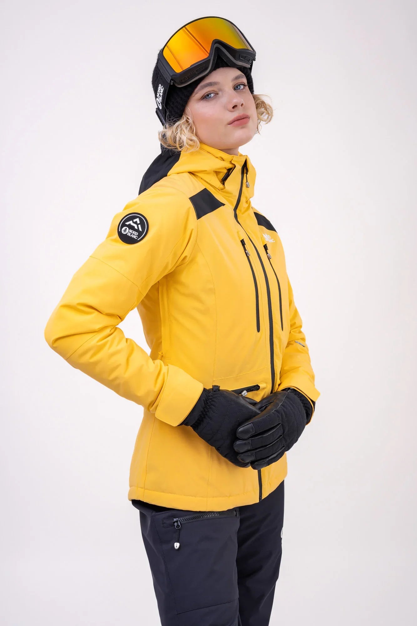 Skijacke Damen - SNOW-SQUALL gelb-3