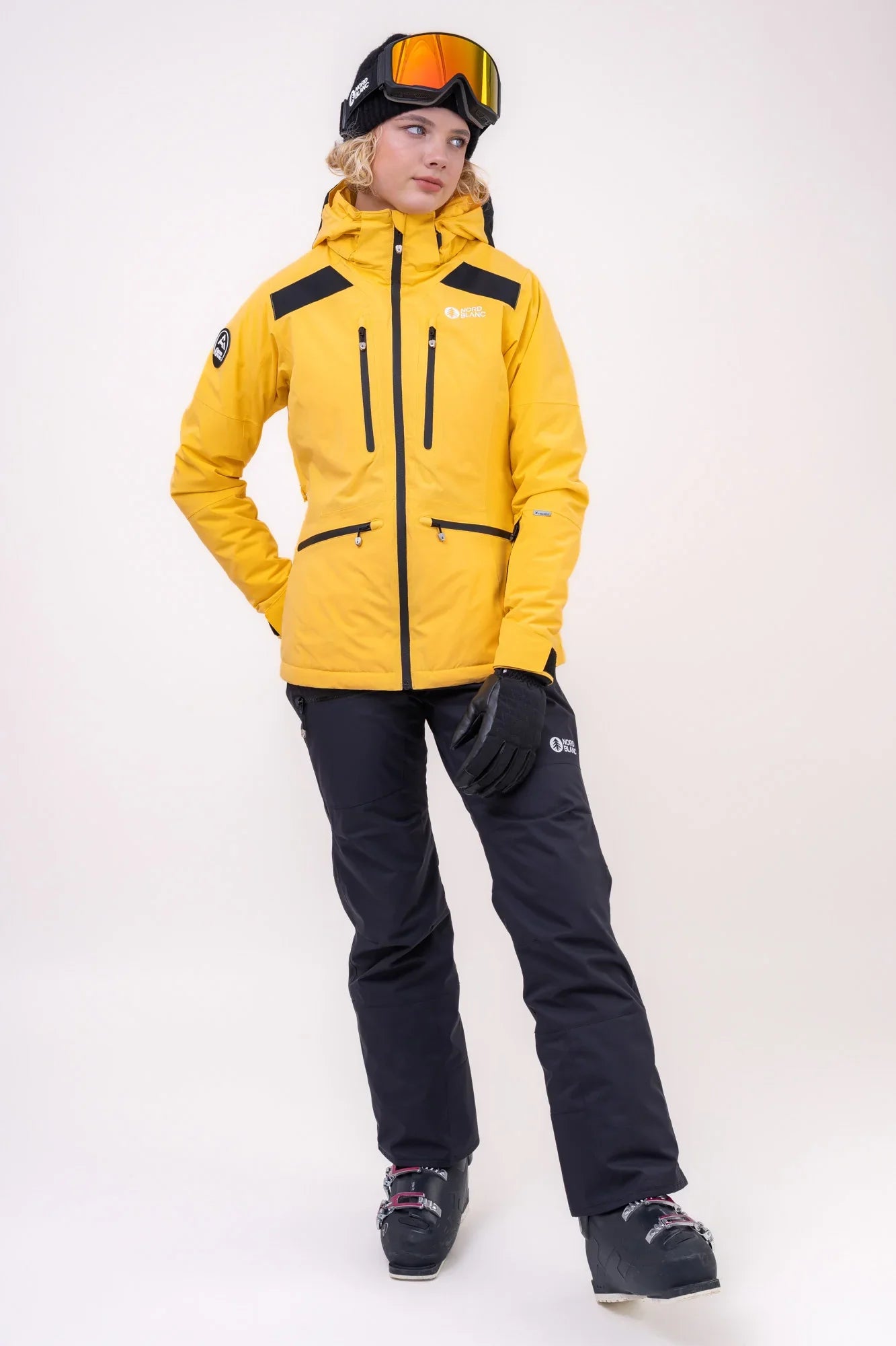 Skijacke Damen - SNOW-SQUALL gelb-5