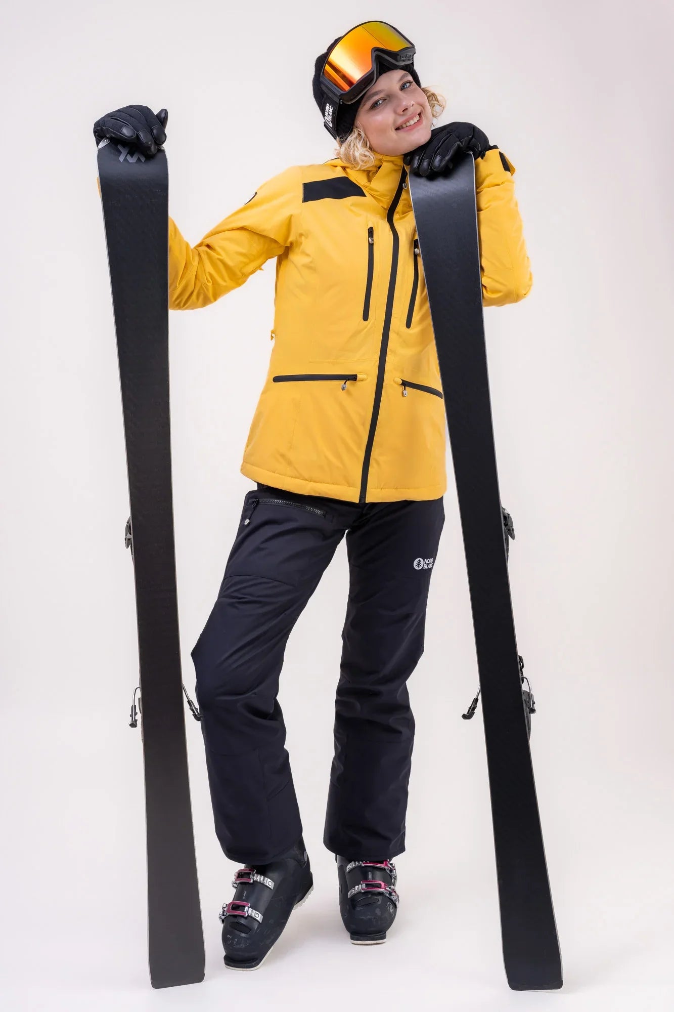 Skijacke Damen - SNOW-SQUALL gelb-6