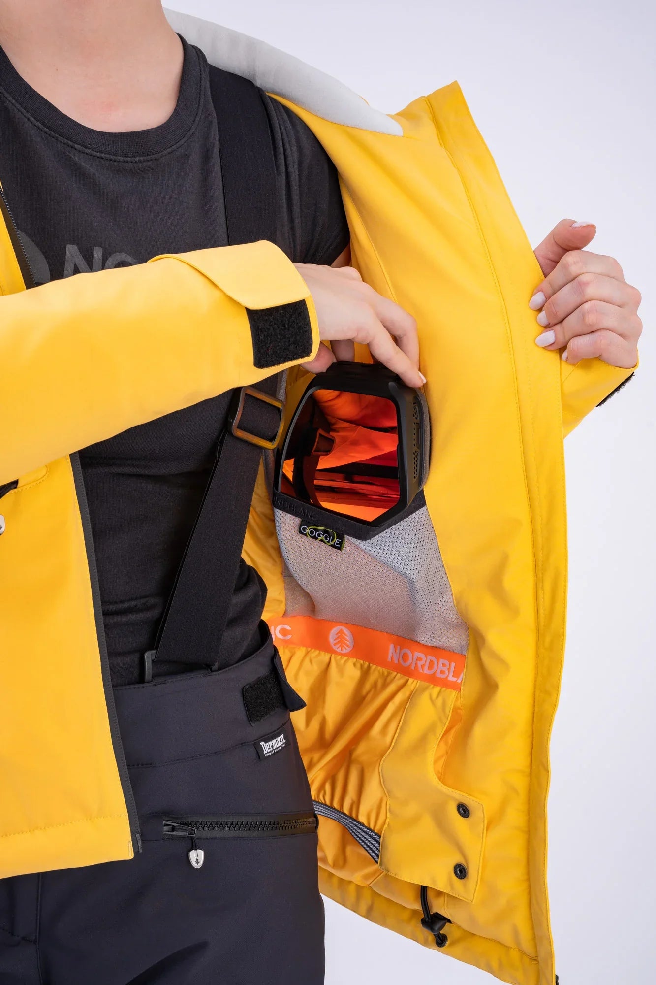 Skijacke Damen - SNOW-SQUALL gelb-11