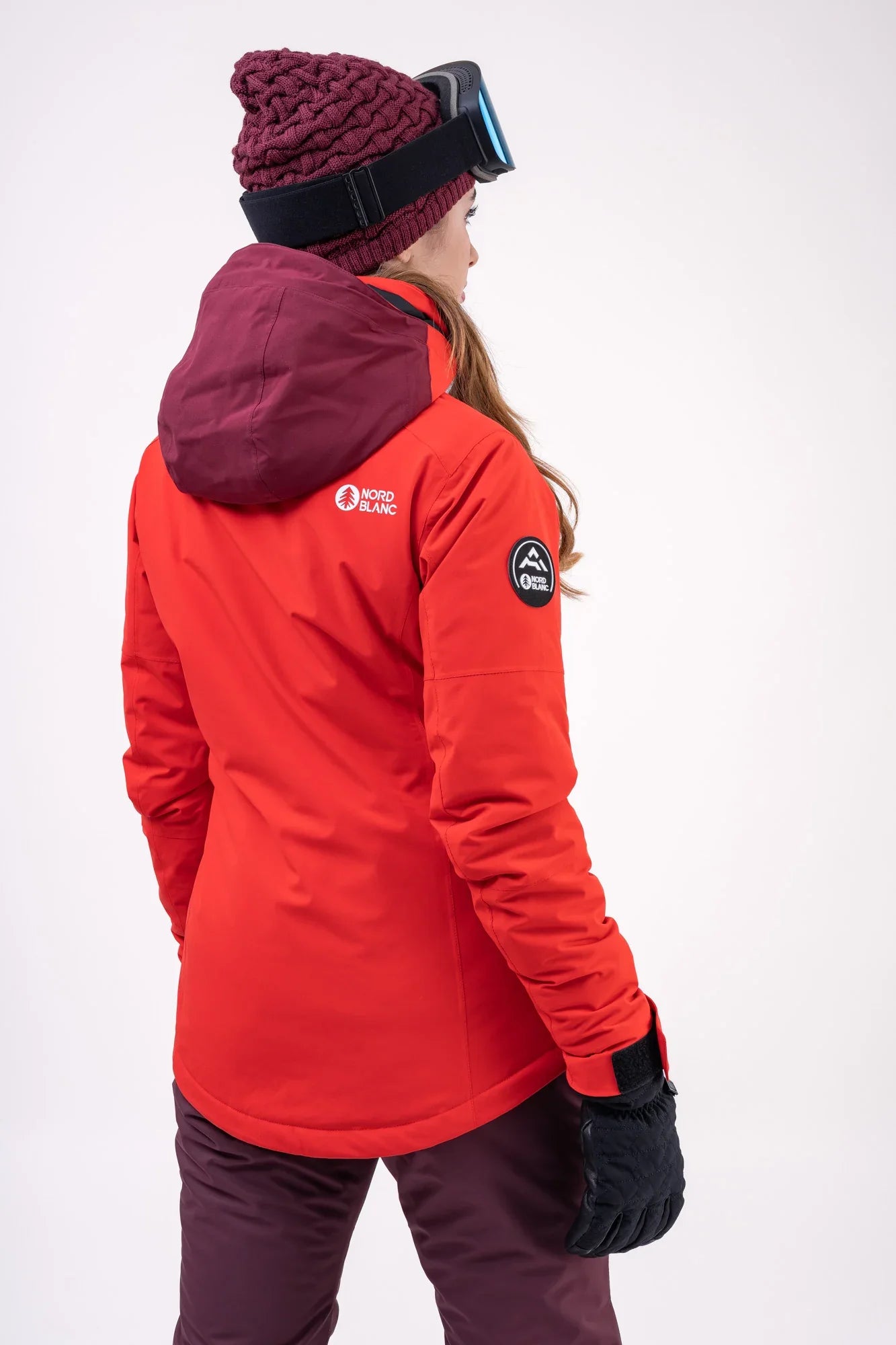 Skijacke Damen - SNOW-SQUALL rot-4
