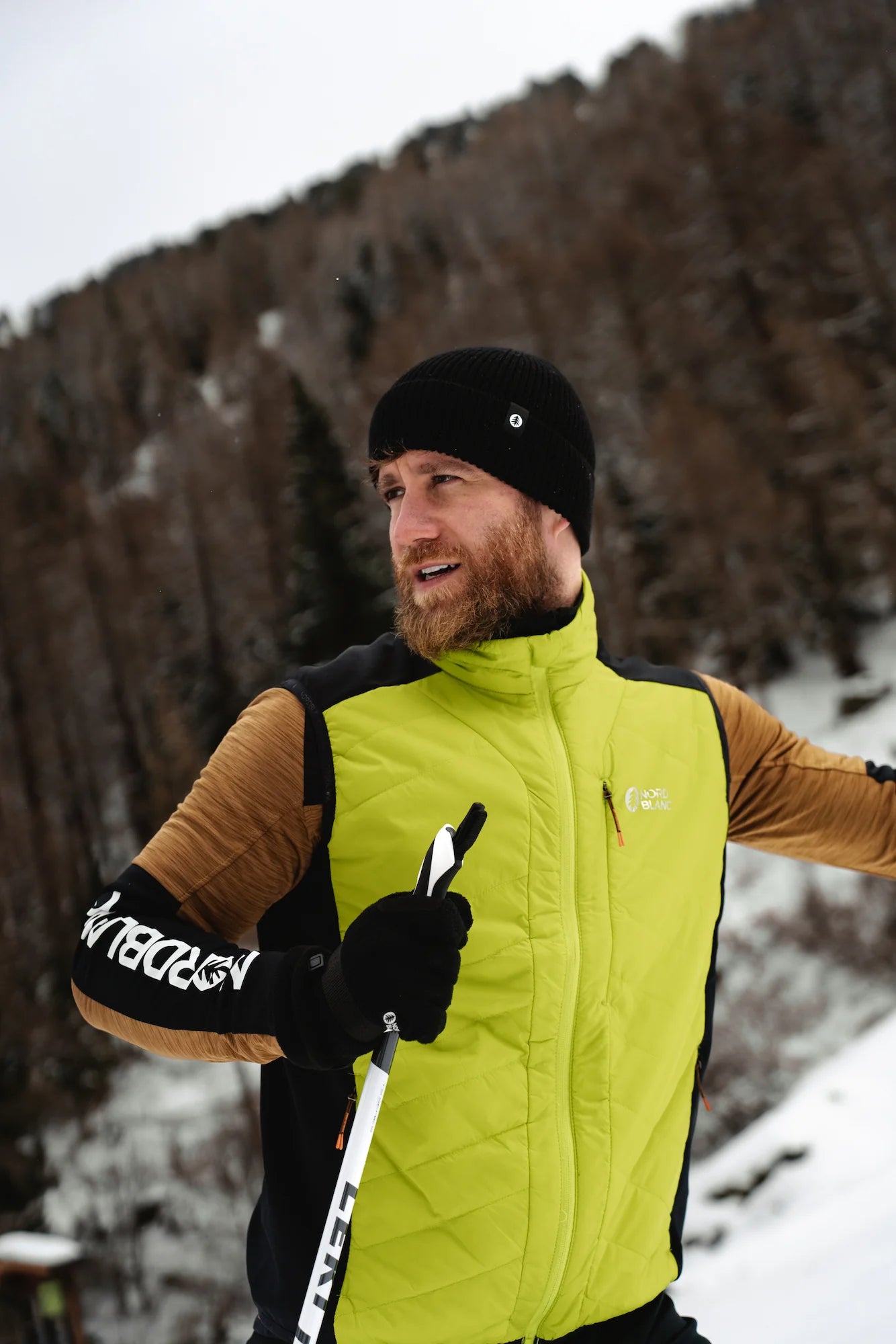 Vestă sport pentru bărbați - ATTITUDE verde-4
