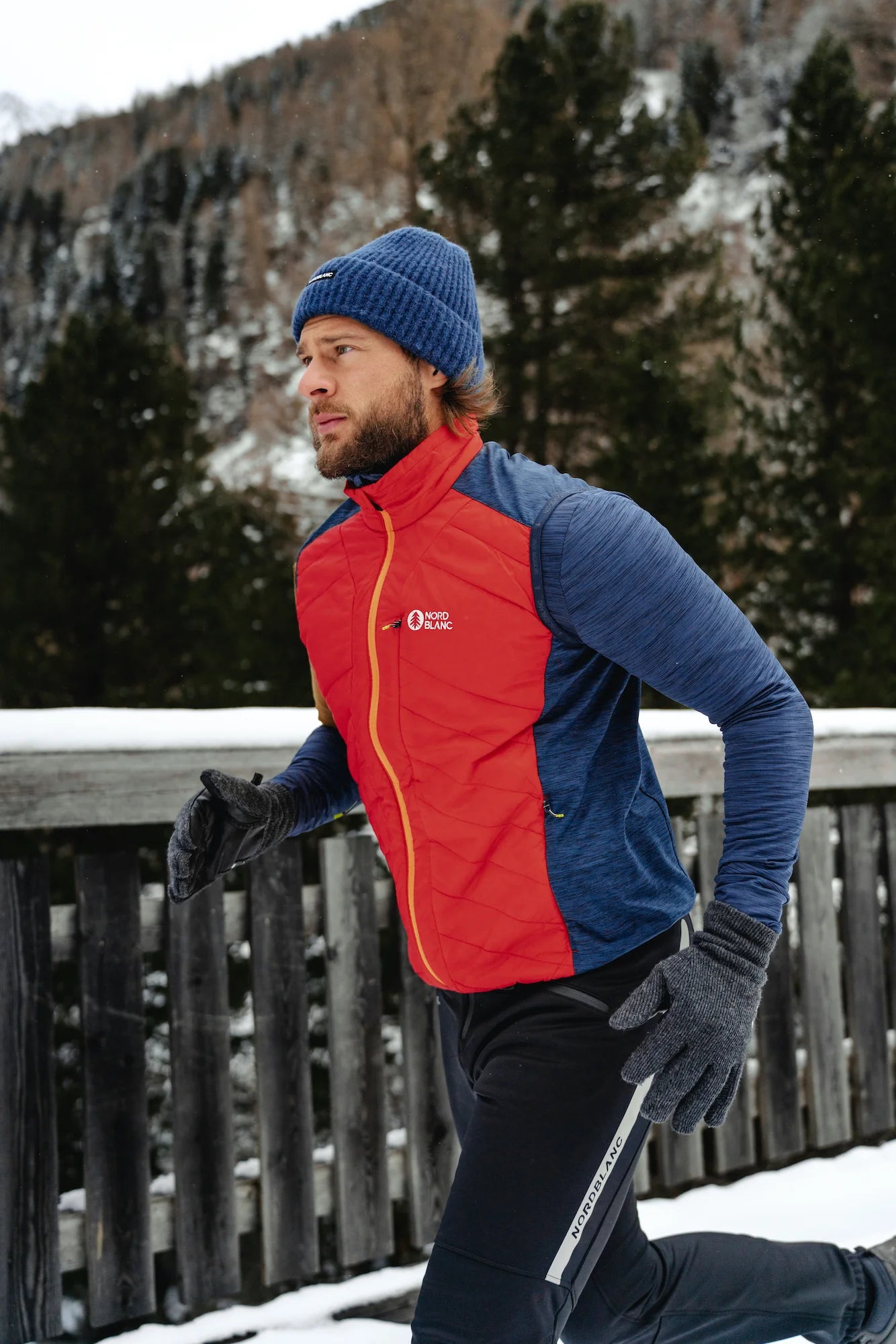 Sport vest men's - ATTITUDE red-3