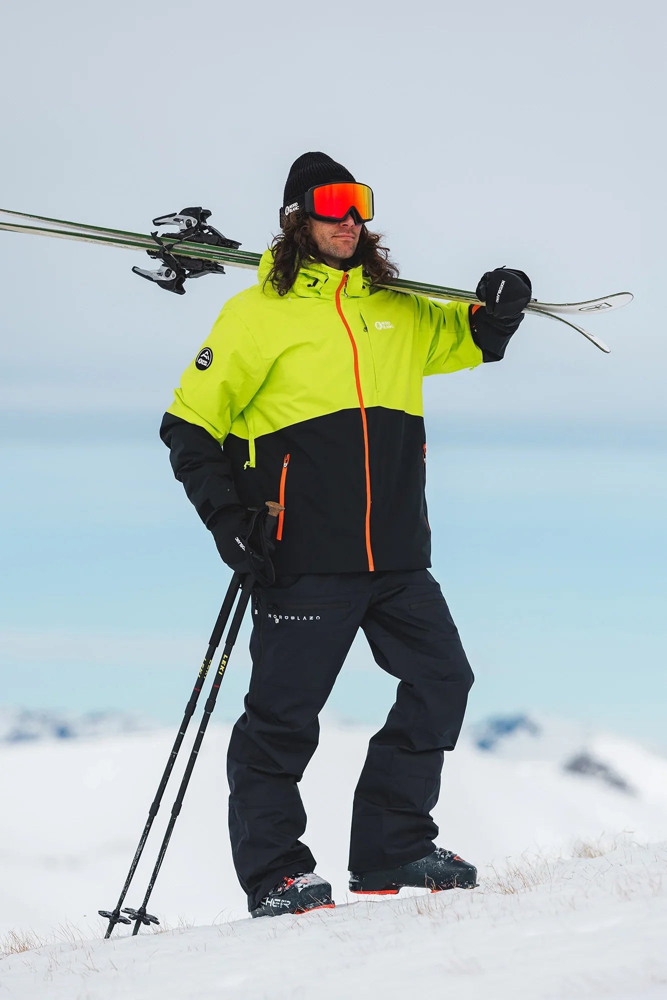 Lyžařské a snowboardové kalhoty pánské - OFF-PISTE černé-4