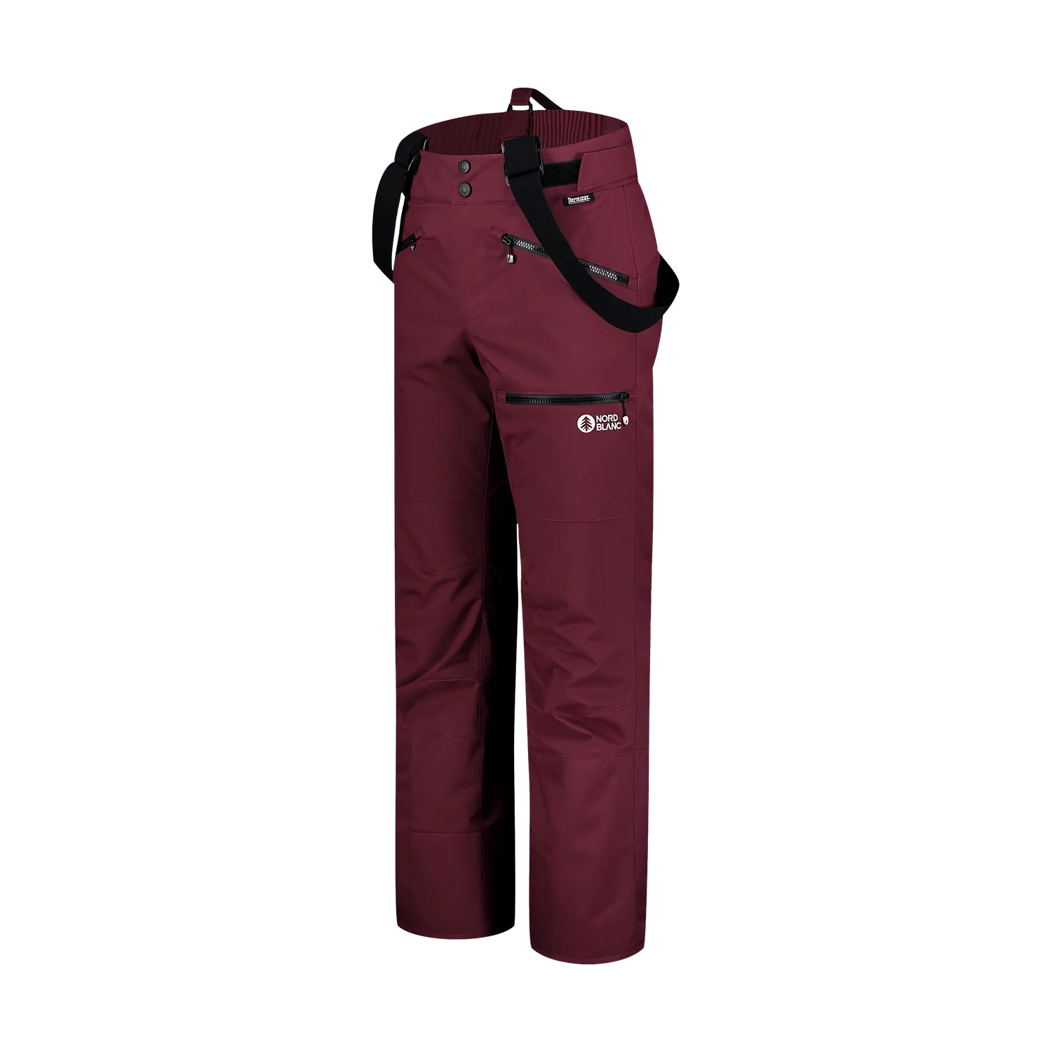Ski pants men's - SLALOM wine red-2