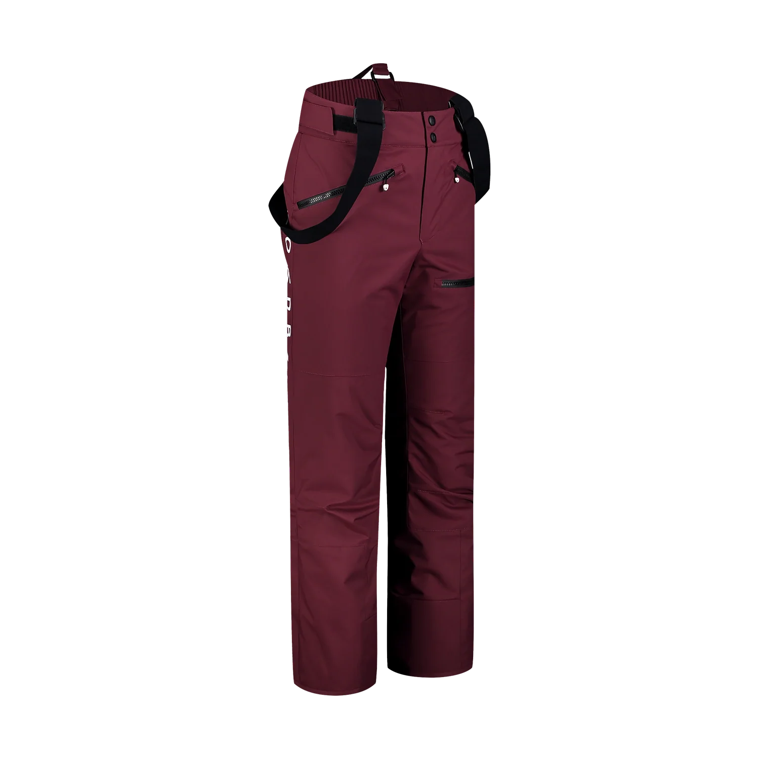 Ski pants men's - SLALOM wine red-7