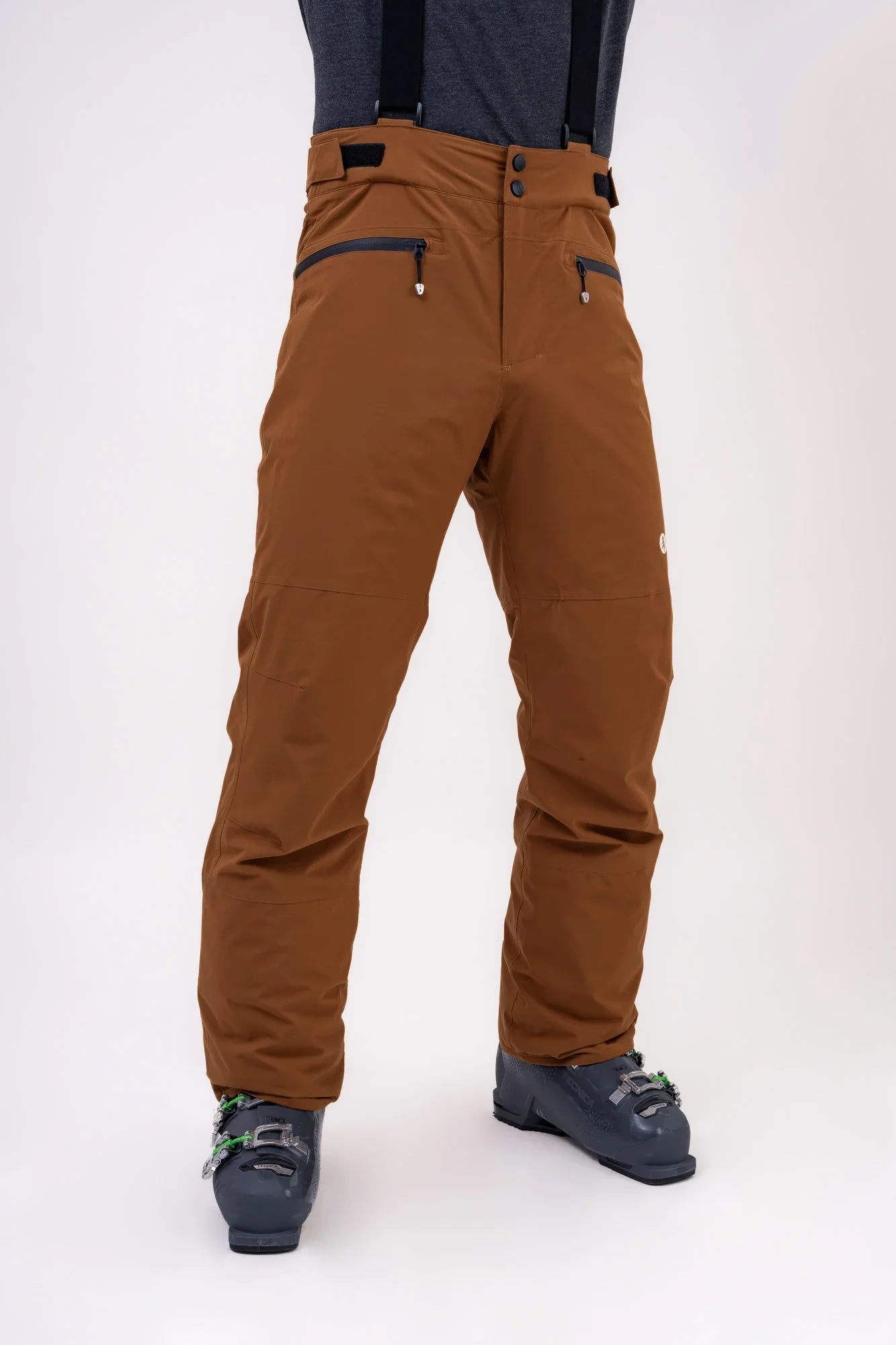 Ski pants men's - SNOWCAT brown-2
