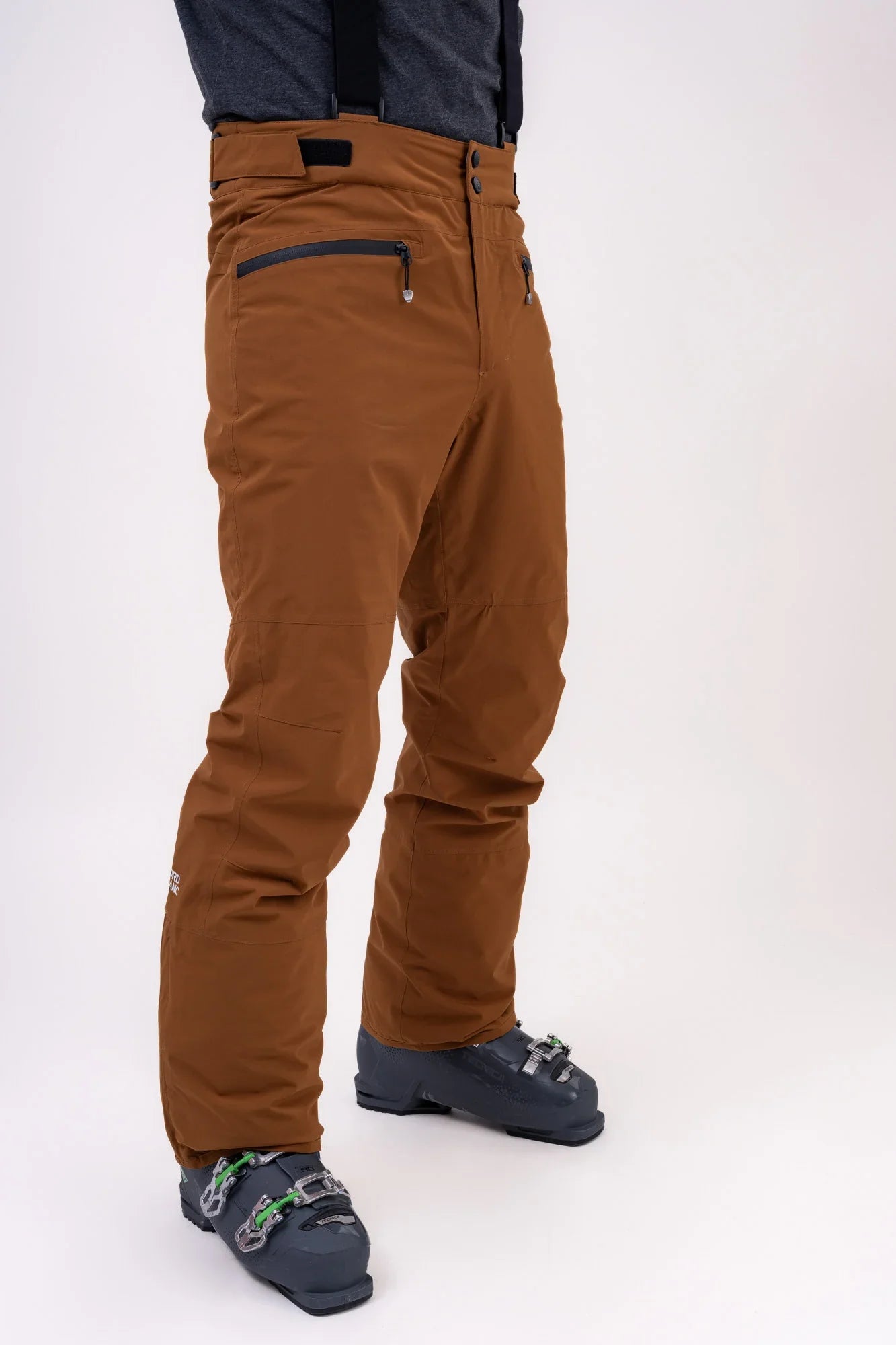 Ski pants men's - SNOWCAT brown-3