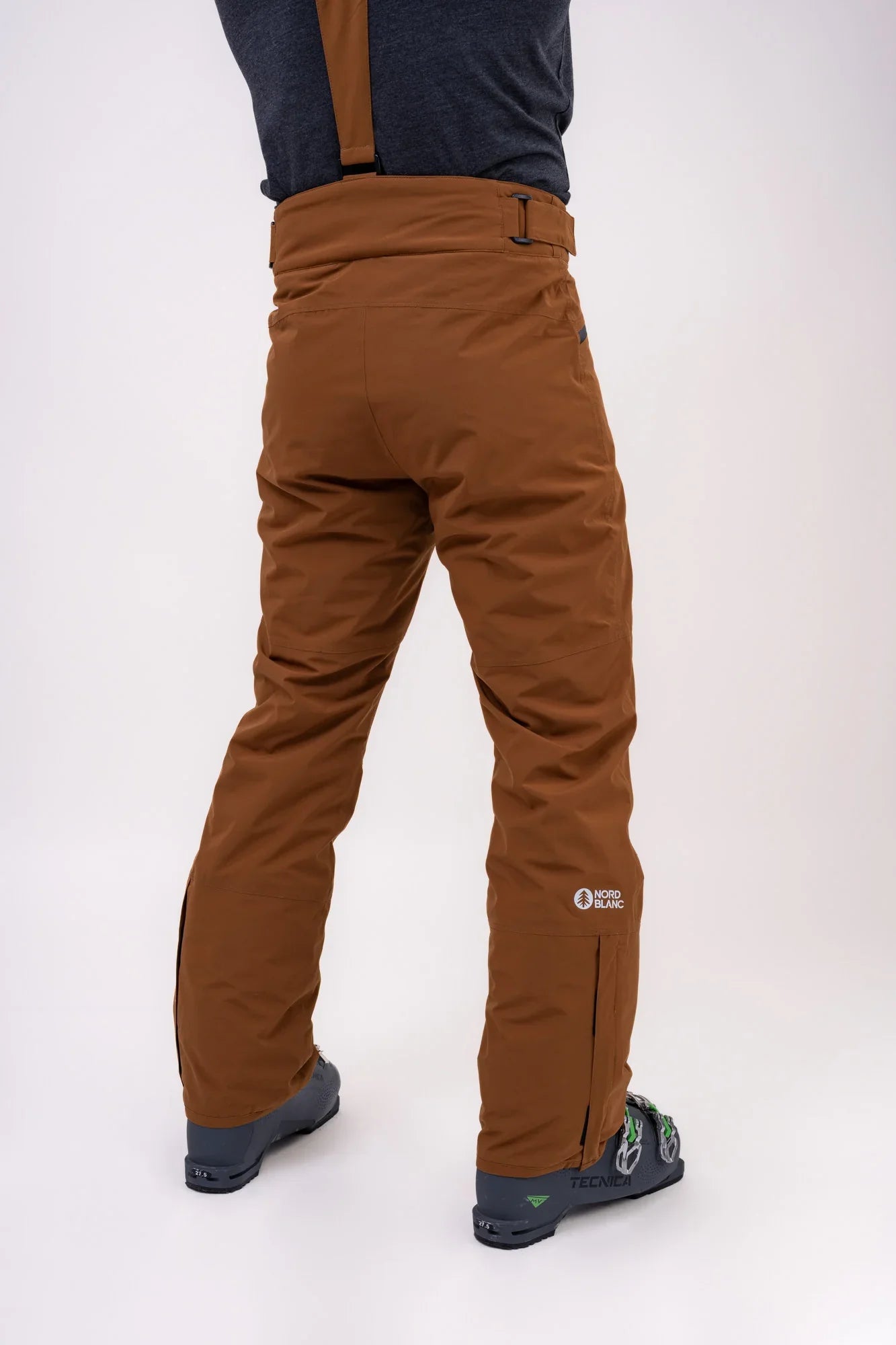 Ski pants men's - SNOWCAT brown-4