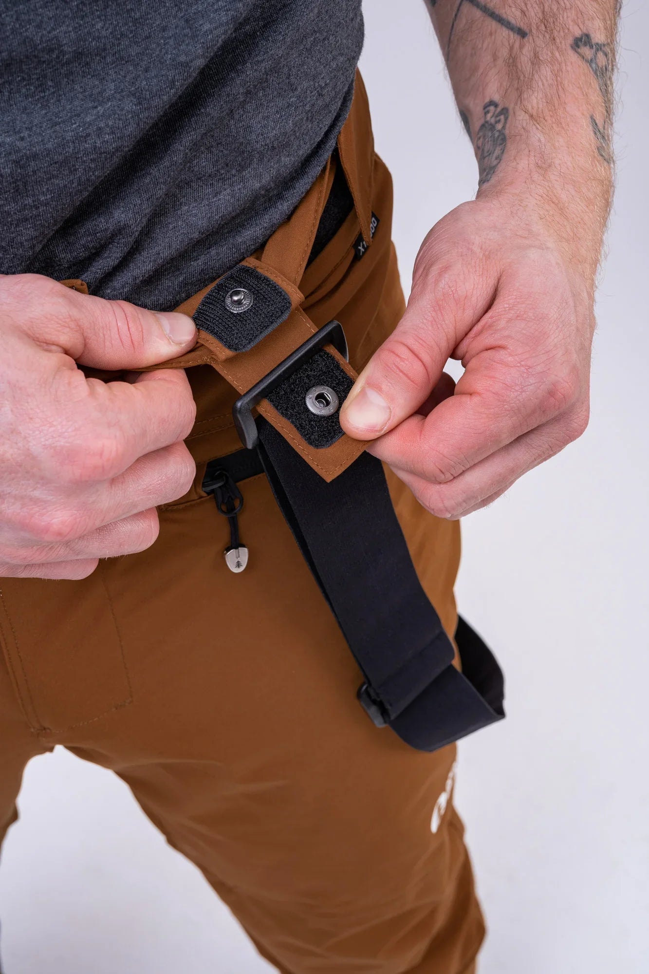 Ski pants men's - SNOWCAT brown-7