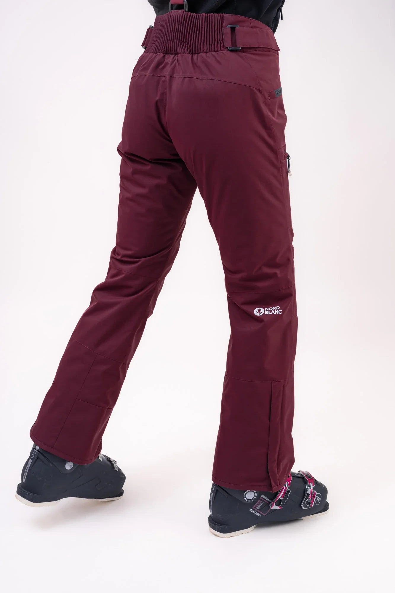 Ski pants women's - SNOWBALL wine red-3