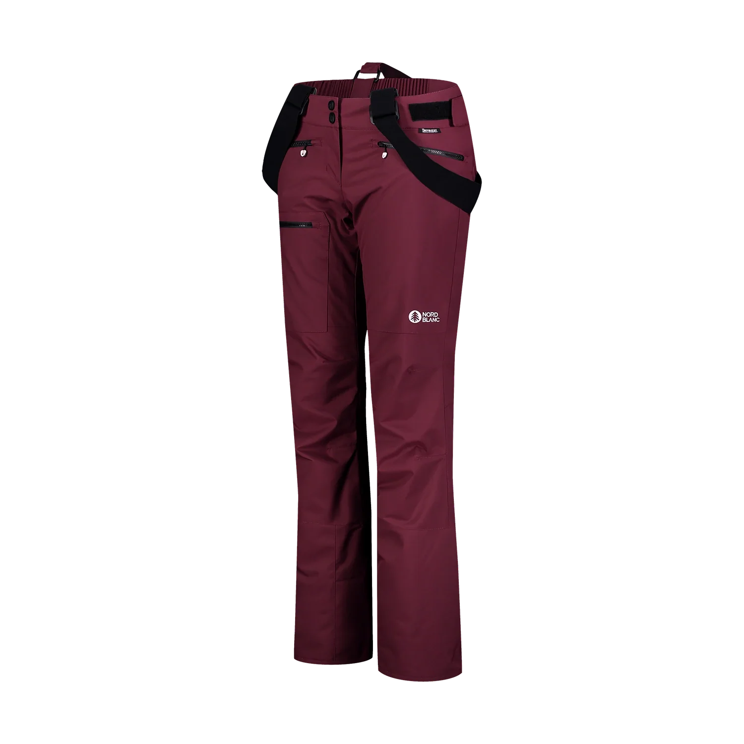 Ski pants women's - SNOWBALL wine red-6