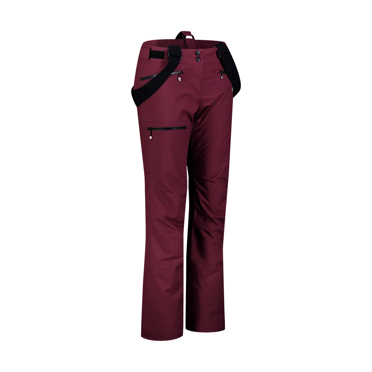 Ski pants women's - SNOWBALL wine red-9
