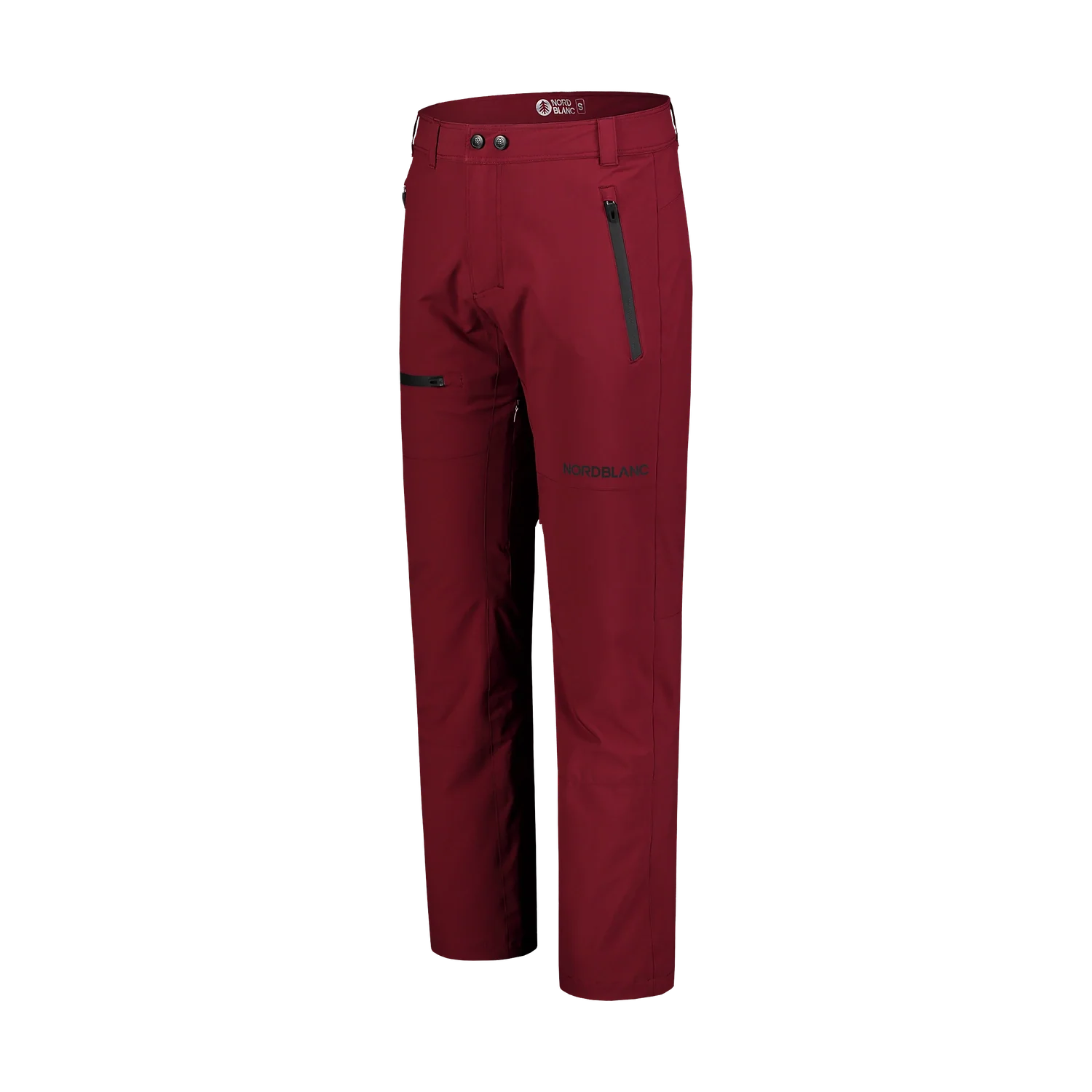 Nepromokavé outdoorové kalhoty pánské - ERGONOMICAL vínové-2