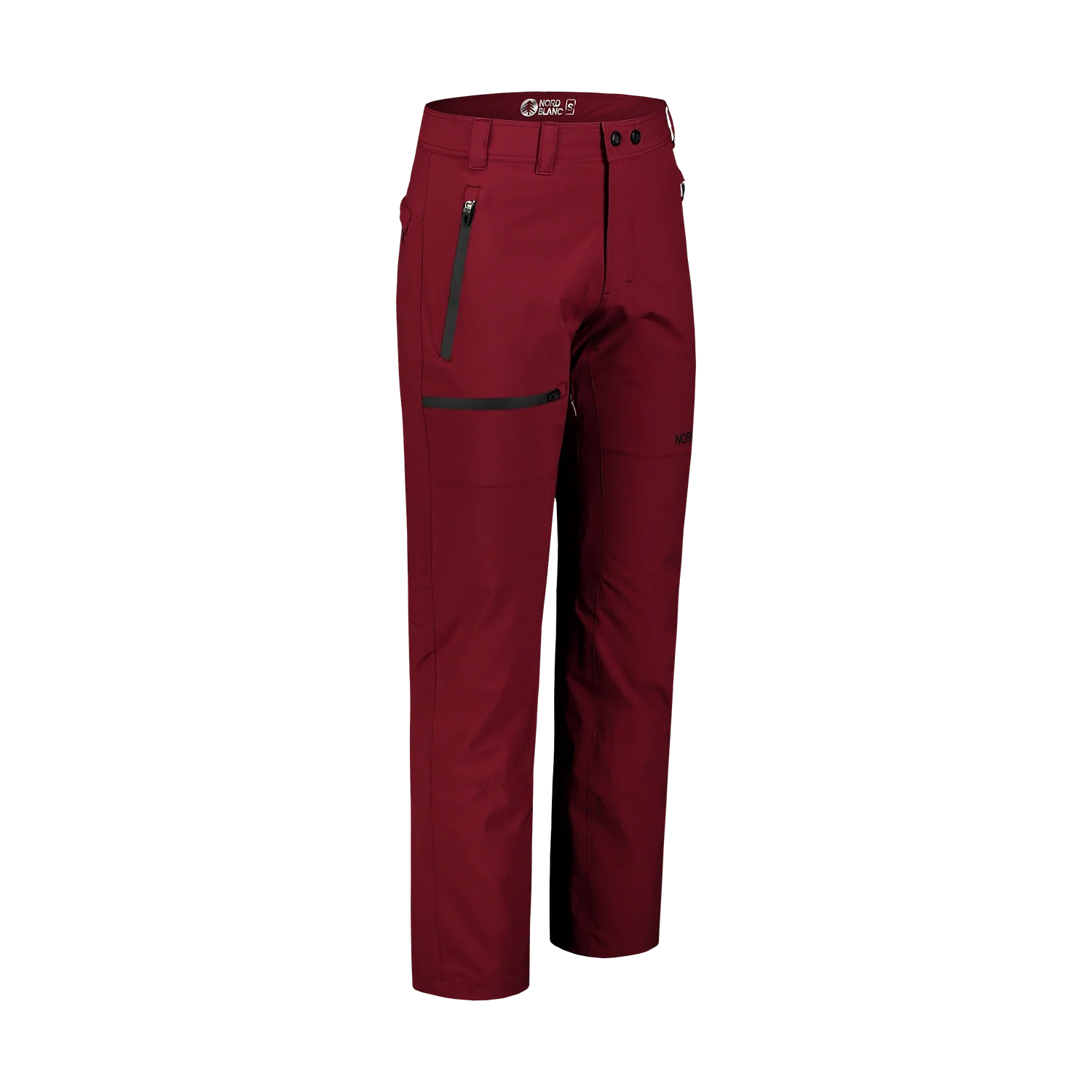 Nepromokavé outdoorové kalhoty pánské - ERGONOMICAL vínové-6