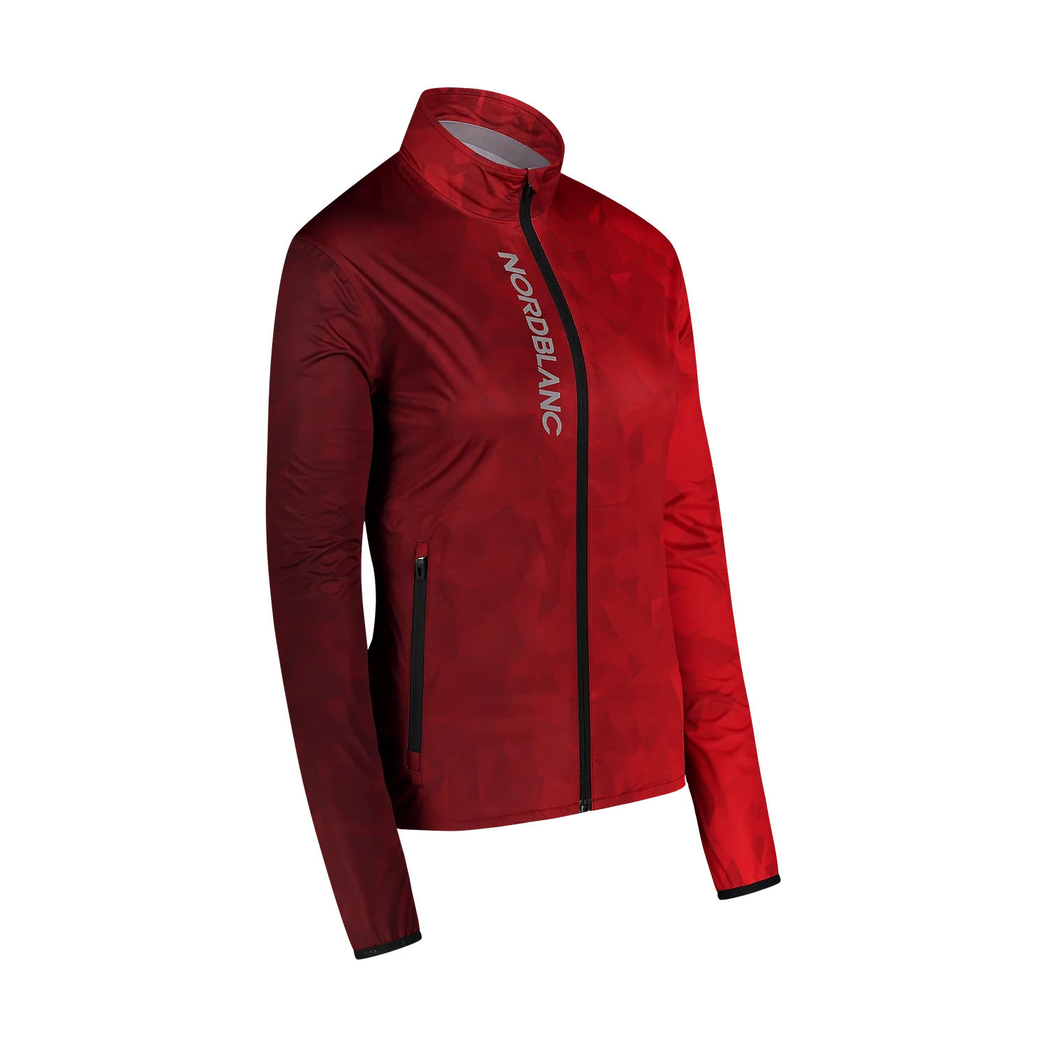Jachetă impermeabilă ușoara softshell pentru femei - RIDER roșu-2
