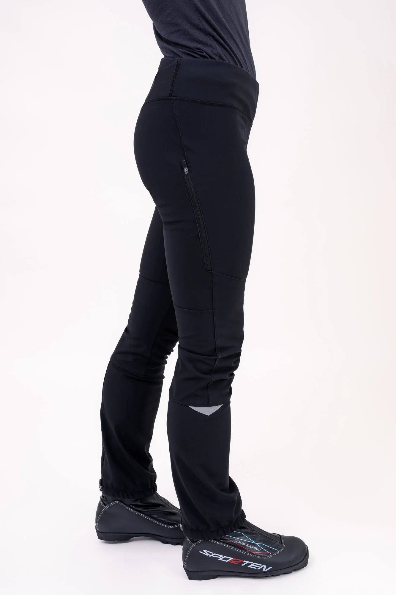 Waterproof insulated leggings women's - PANORAMA black-3