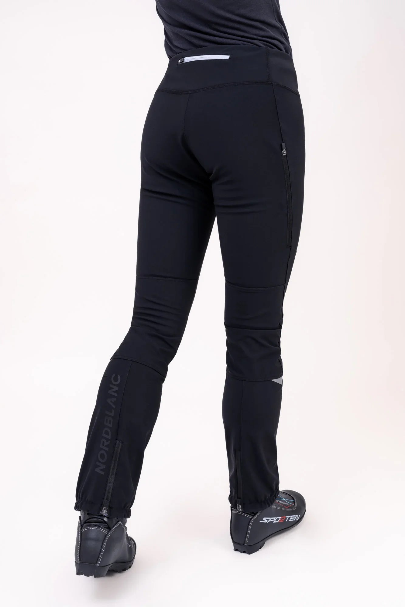 Waterproof insulated leggings women's - PANORAMA black-4