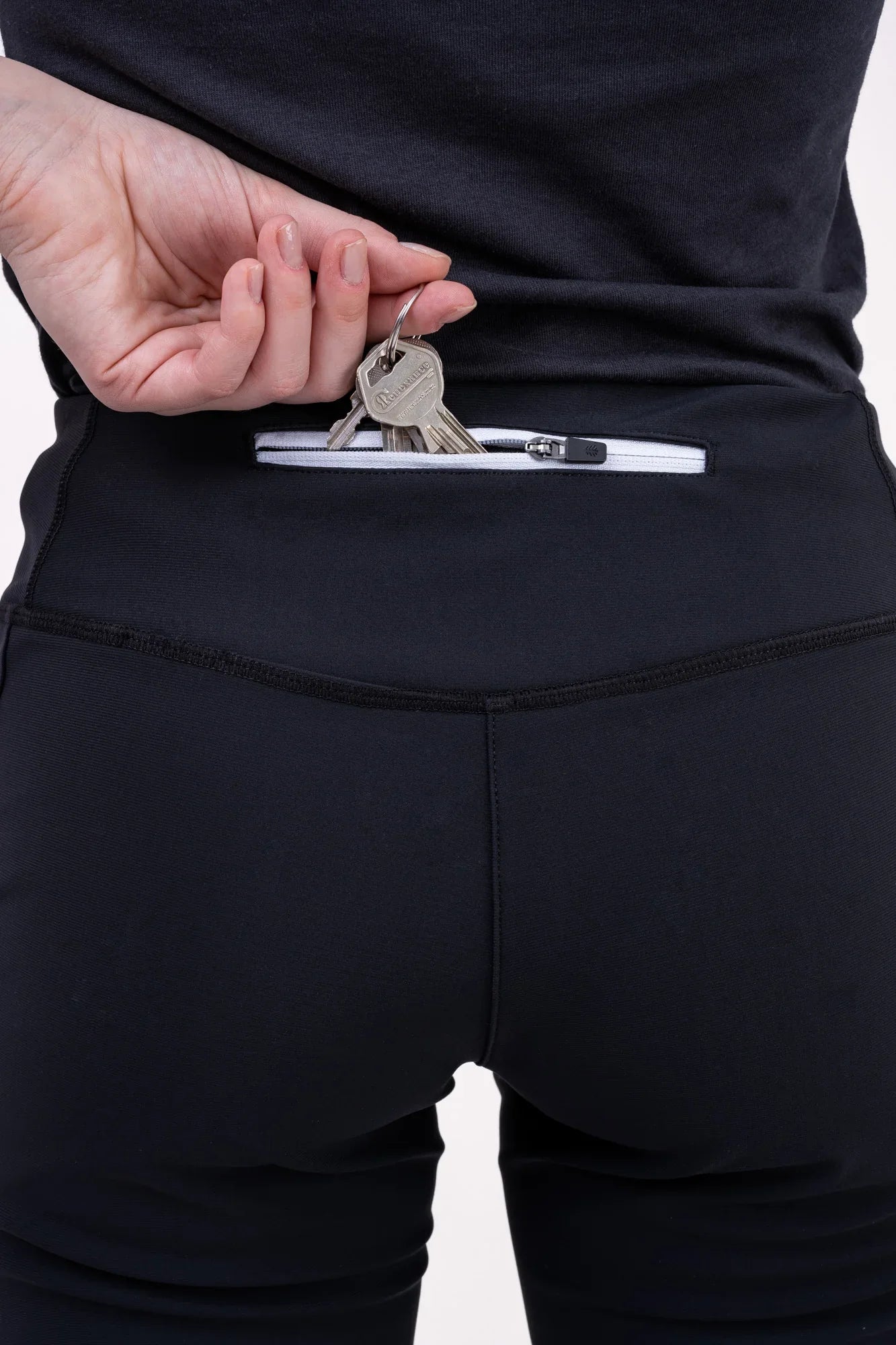 Waterproof insulated leggings women's - PANORAMA black-6