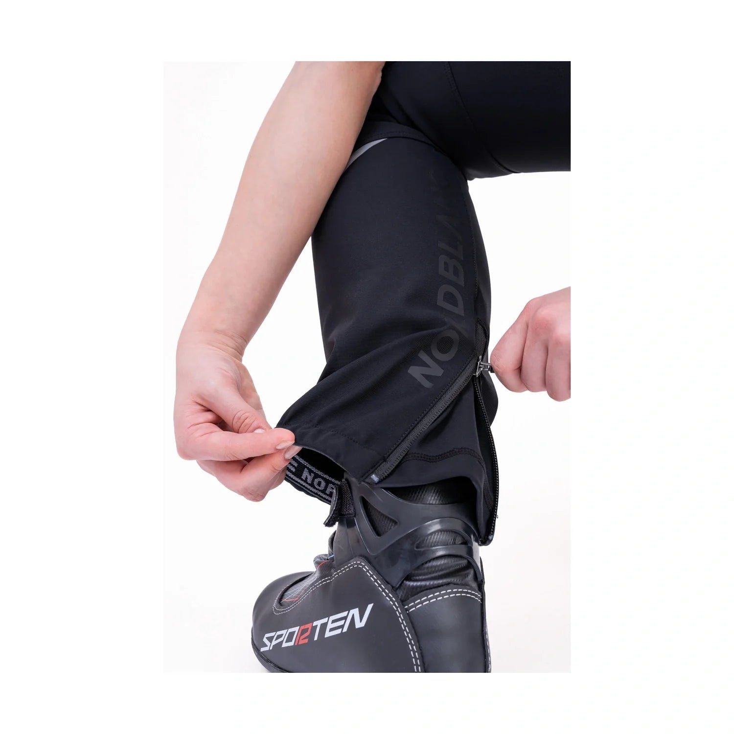 Waterproof insulated leggings women's - PANORAMA black-9