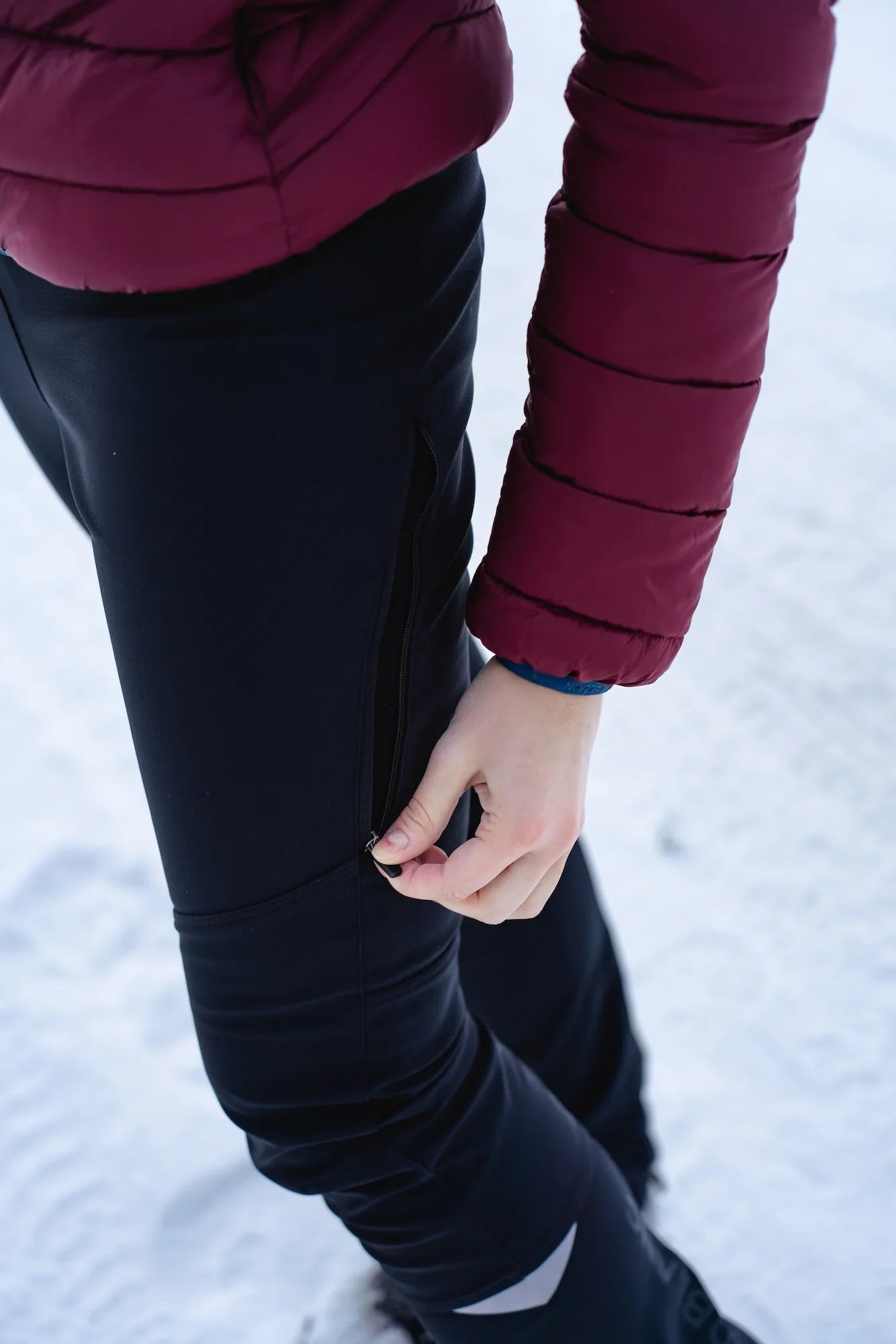 Waterproof insulated leggings women's - PANORAMA black-13
