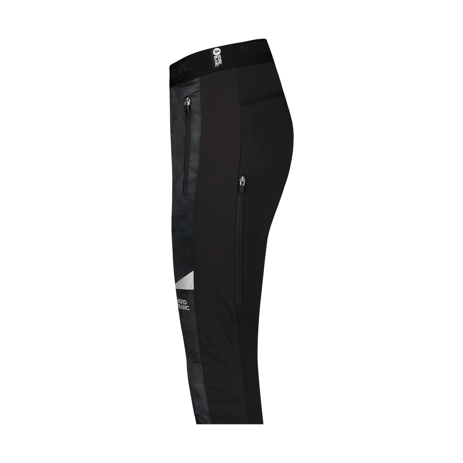 Light waterproof softshell pants with fleece men's - HARDPACK black-6
