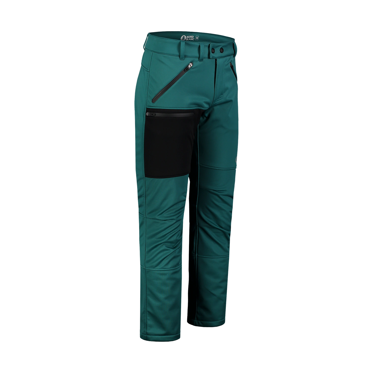 Softshell pants with fleece men's - TRAMPING green-7