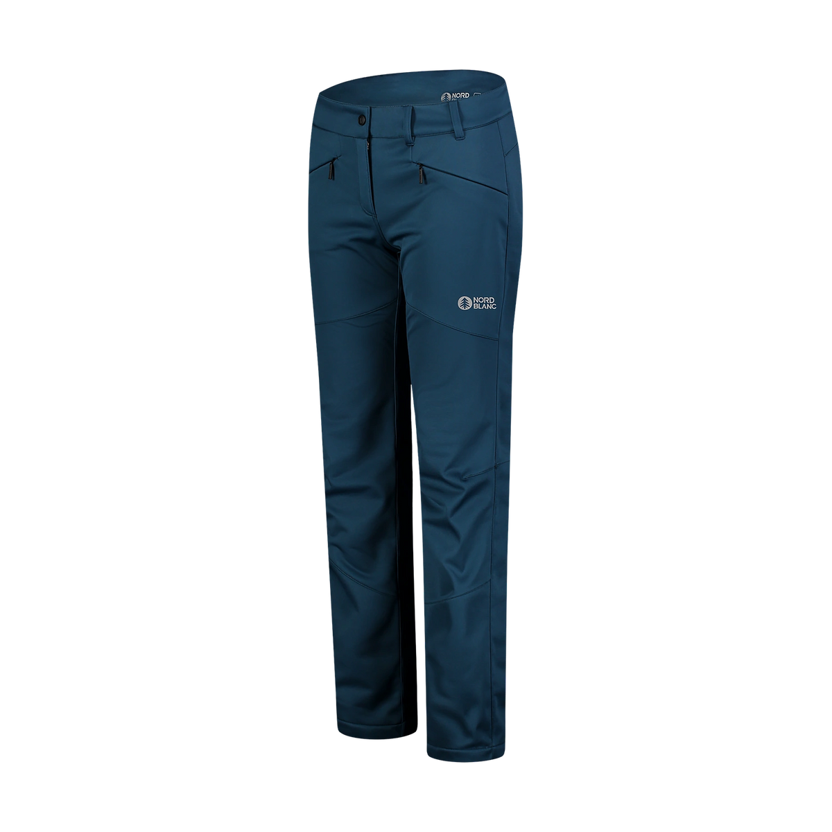 Softshell pants with fleece women's - OUTING blue – image 2