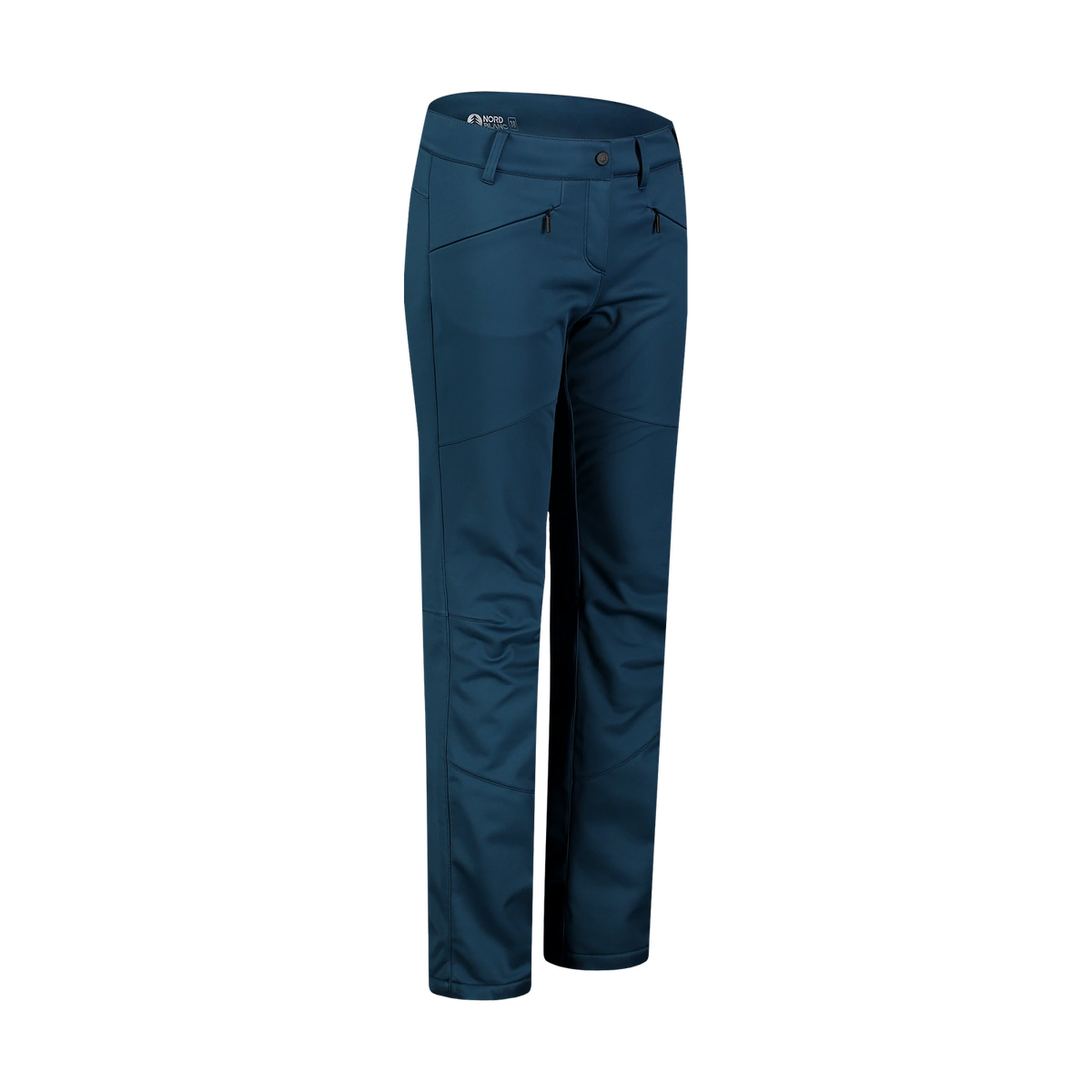 Softshell pants with fleece women's - OUTING blue – image 3