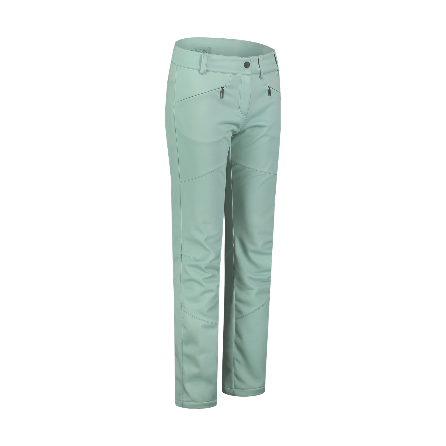 Fleece Gefüttert Softshellhose Damen - OUTING grün-7